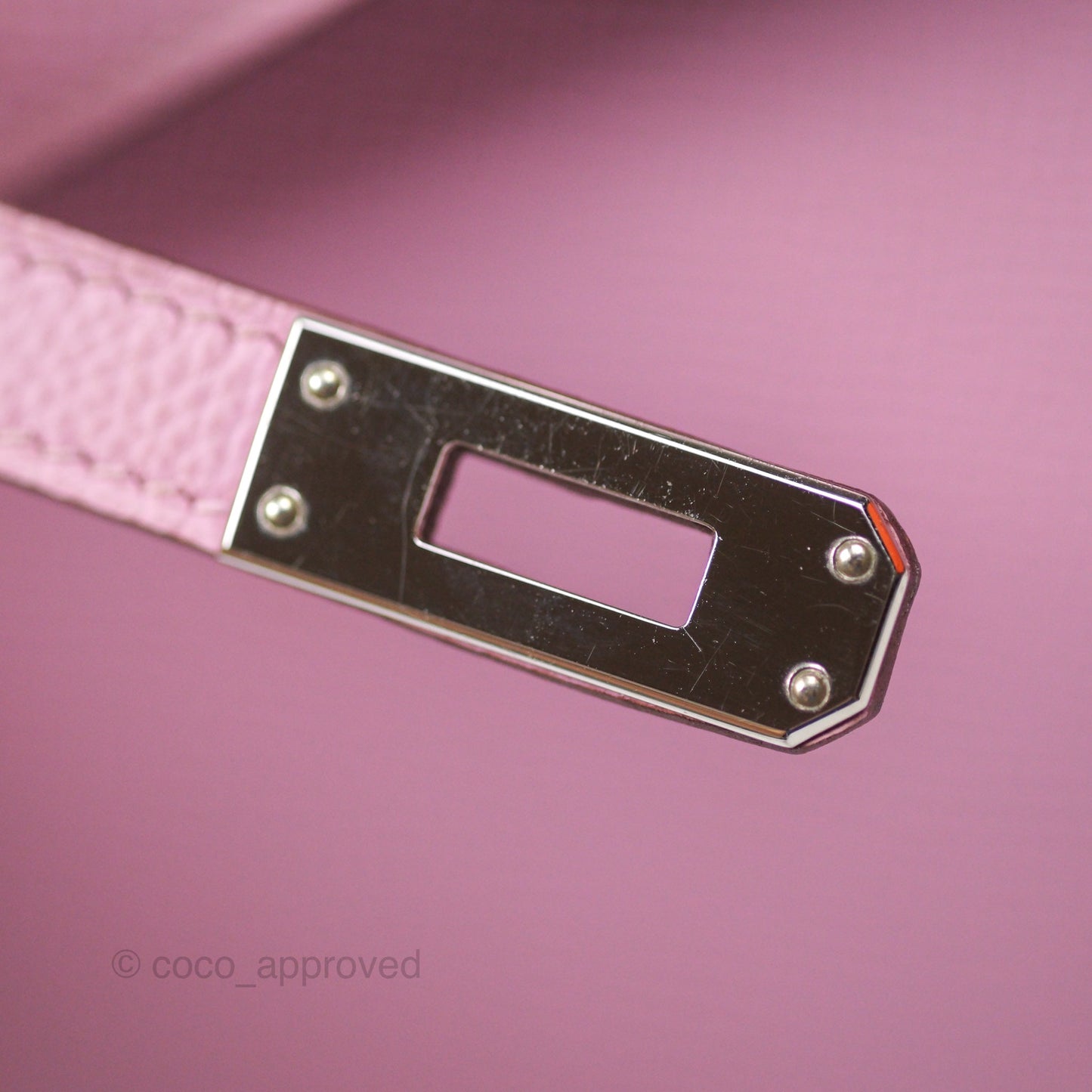 Hermès Sellier Kelly 25 Mauve Sylvestre X9 Epsom Palladium Hardware