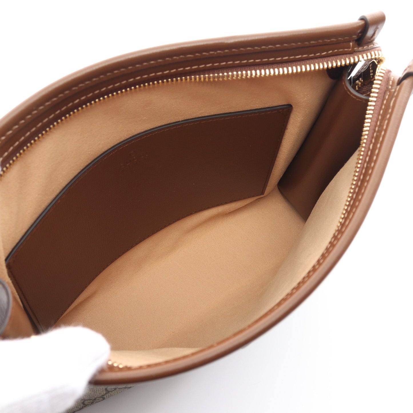 Luxury Gucci Trending 2025 Interlocking G GG Supreme Clutch bag PVC Leather Beige Brown