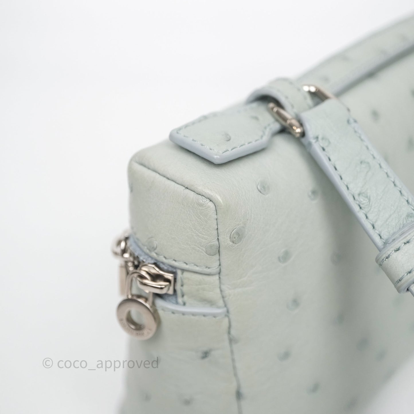 Loro Piana Extra Pocket L19 Light Blue Grey Calfskin