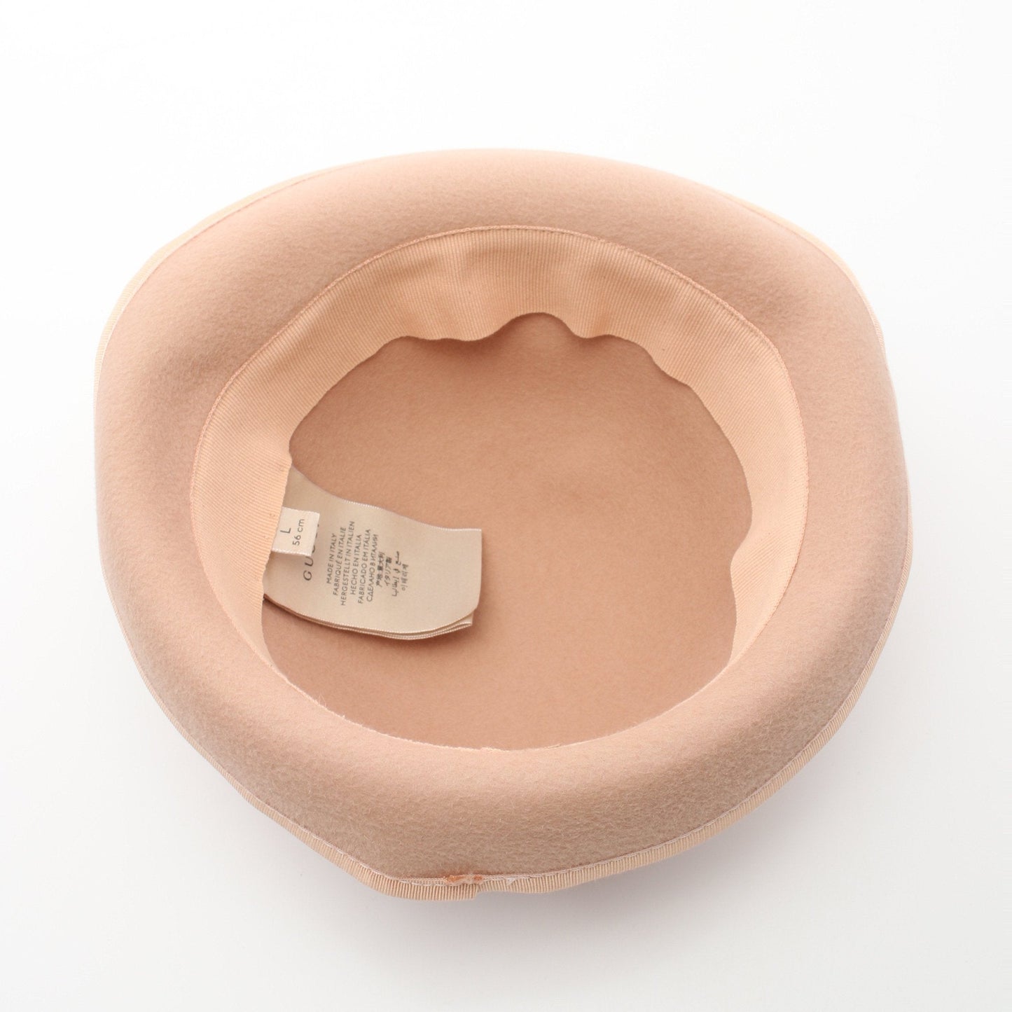 Luxury Gucci Trending 2025 Hat Rabbit Felt Pink Ribbon
