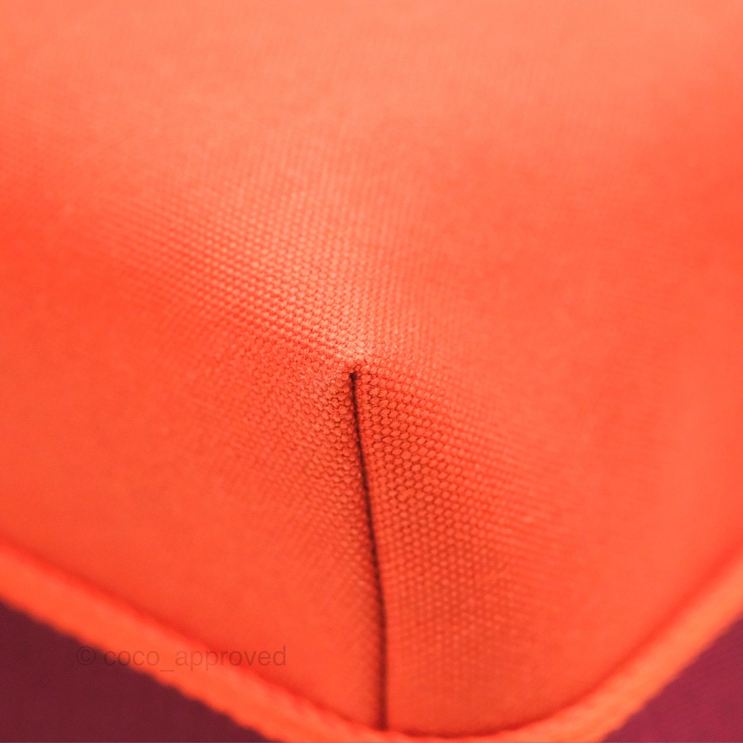 Hermès Small Bride-A-Brac Orange Feu Canvas
