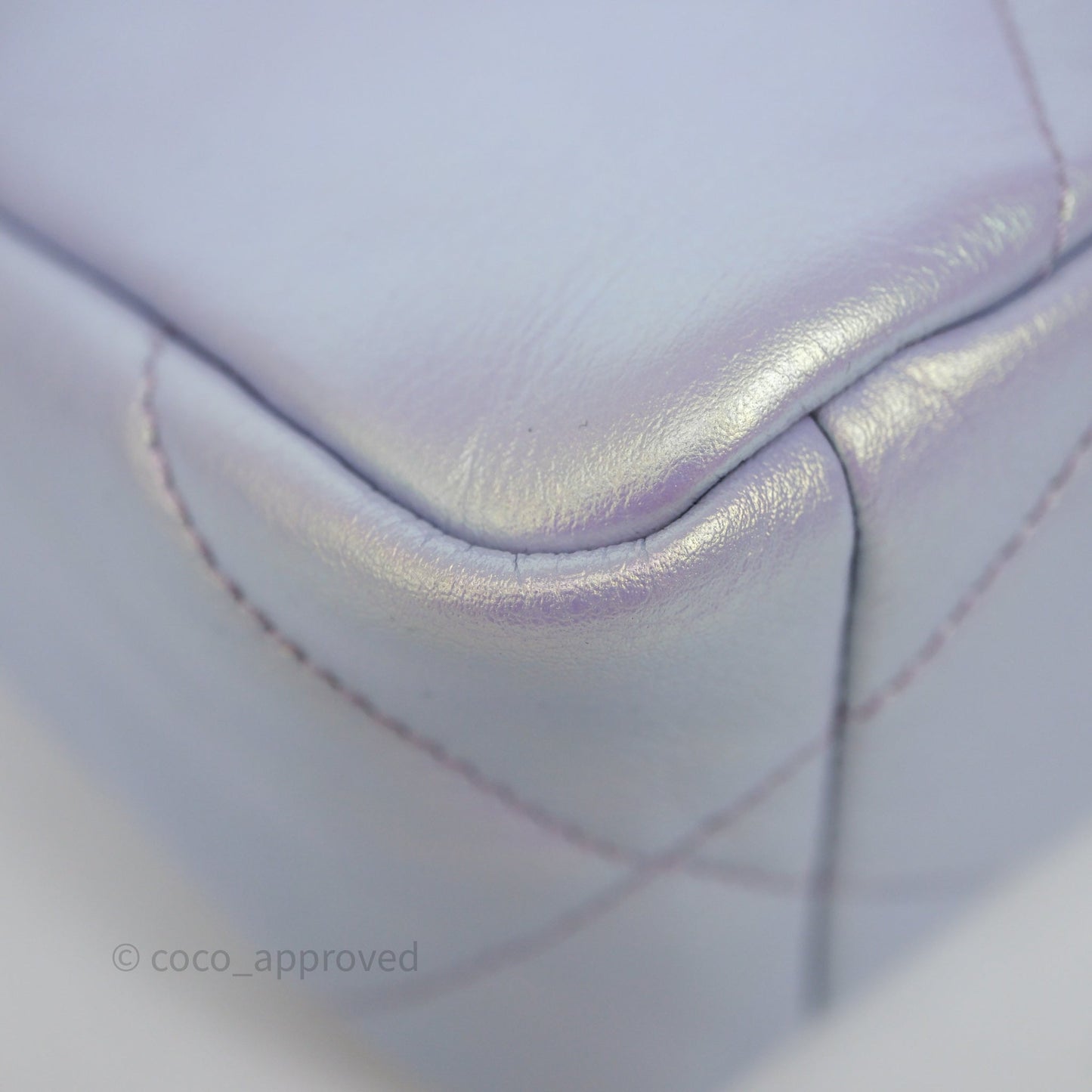 Chanel 19 Small Iridescent Purple Mixed Hardware