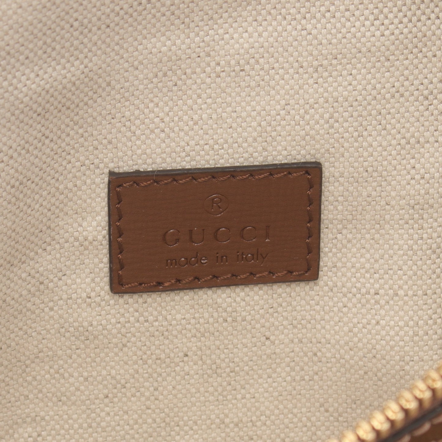 Luxury Gucci Trending 2025 With interlocking G Belt bag Body bag Waist bag PVC Leather Beige Brown
