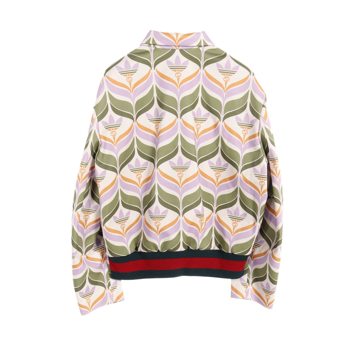Luxury Gucci Trending 2025 Luxury Gucci Trending 2025 * adidas Trefoil Track jacket All-over pattern Light green Pink Multicolor
