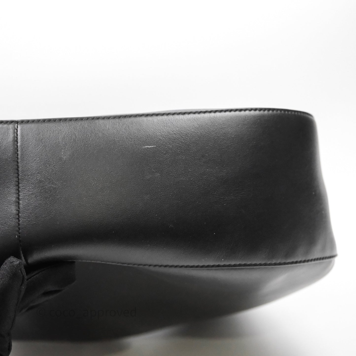 Prada Hobo Black Leather Shoulder Bag