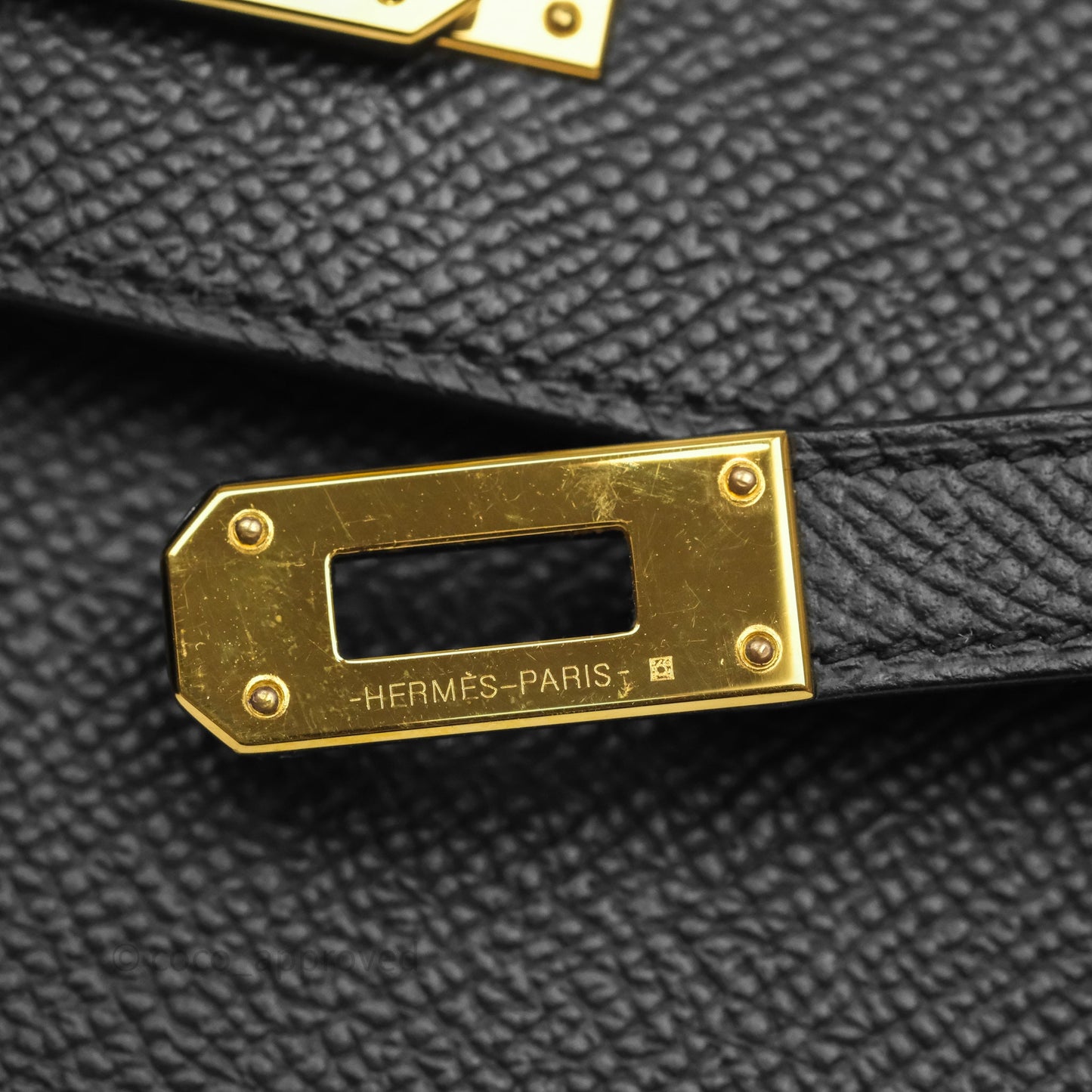 Hermès Kelly Wallet Black Noir 89 Epsom Gold Hardware