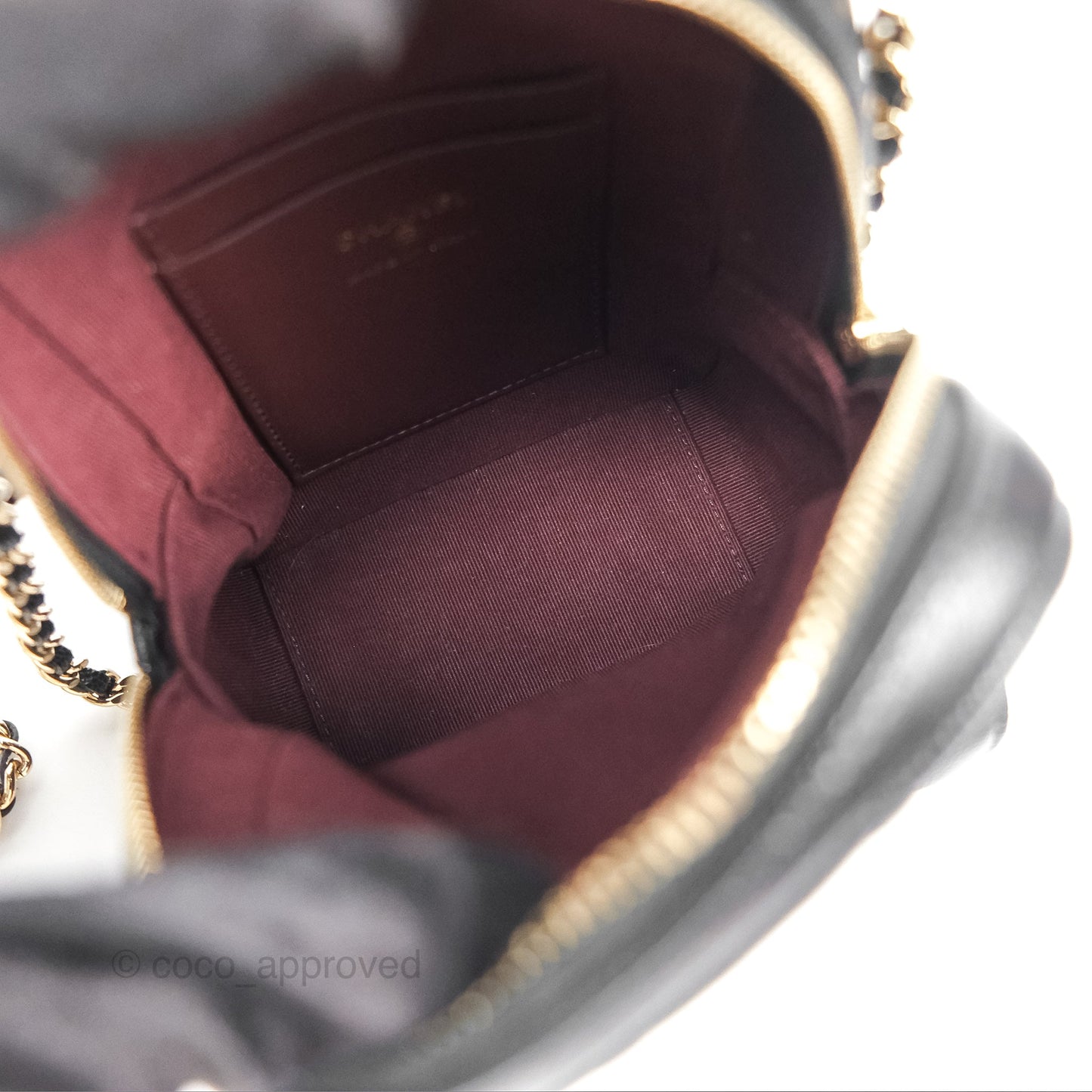 Chanel Classic Mini Backpack Black Caviar Gold Hardware