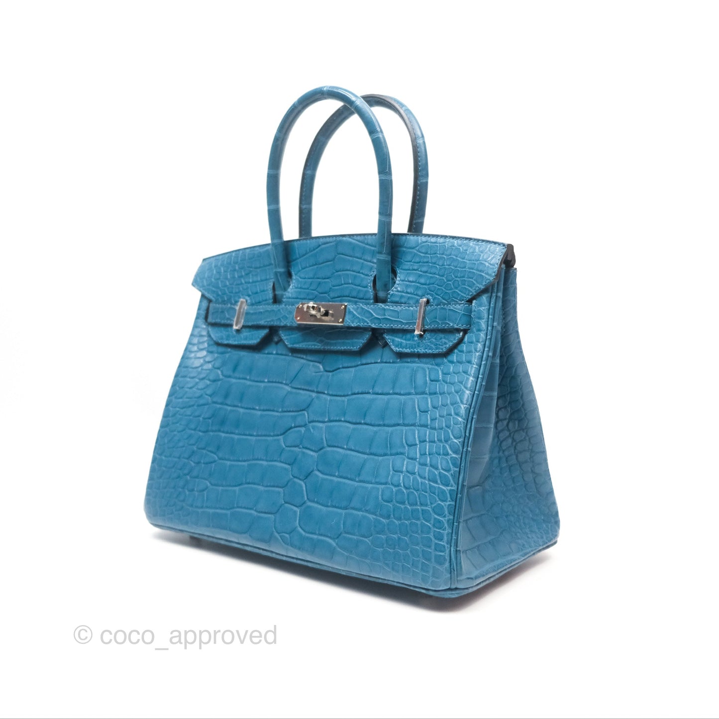 Hermès Birkin 30 Retourne Colvert Matte Niloticus Crocodile Palladium Hardware