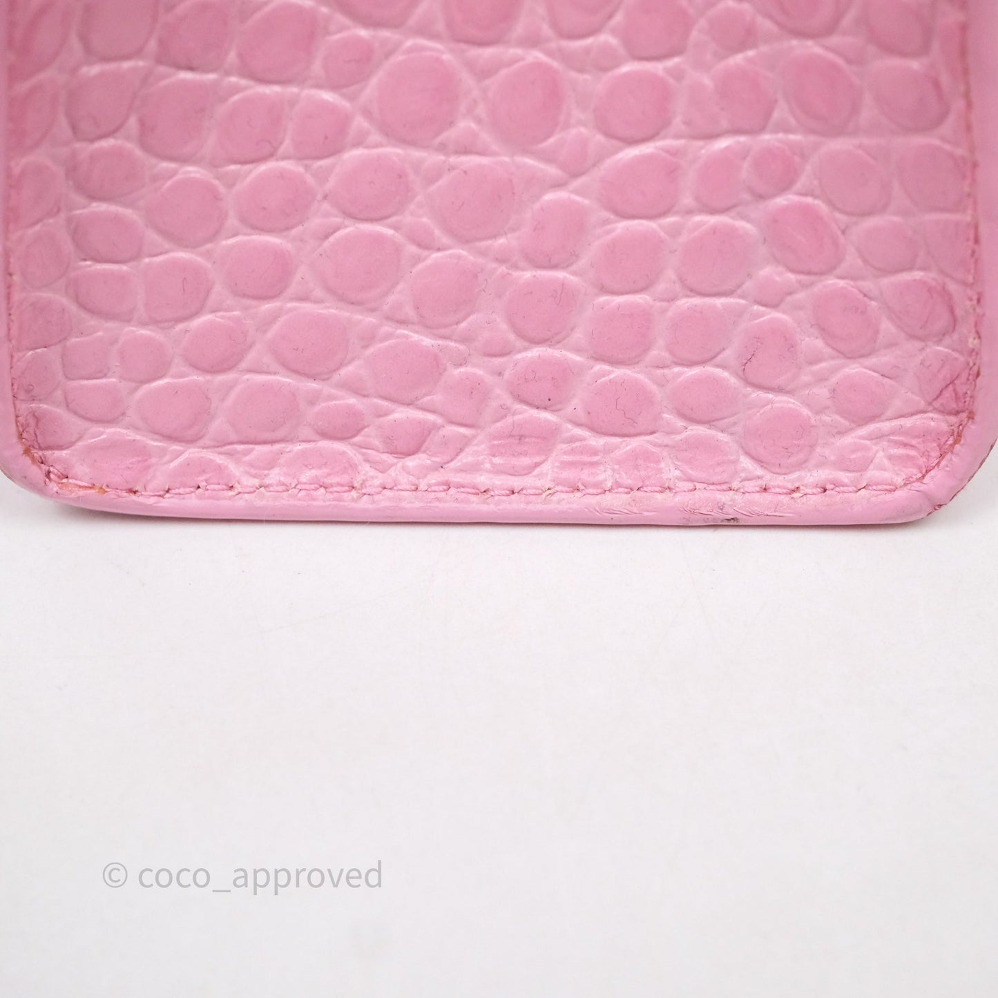 Balenciaga Small Hourglass Embossed Bag Pink