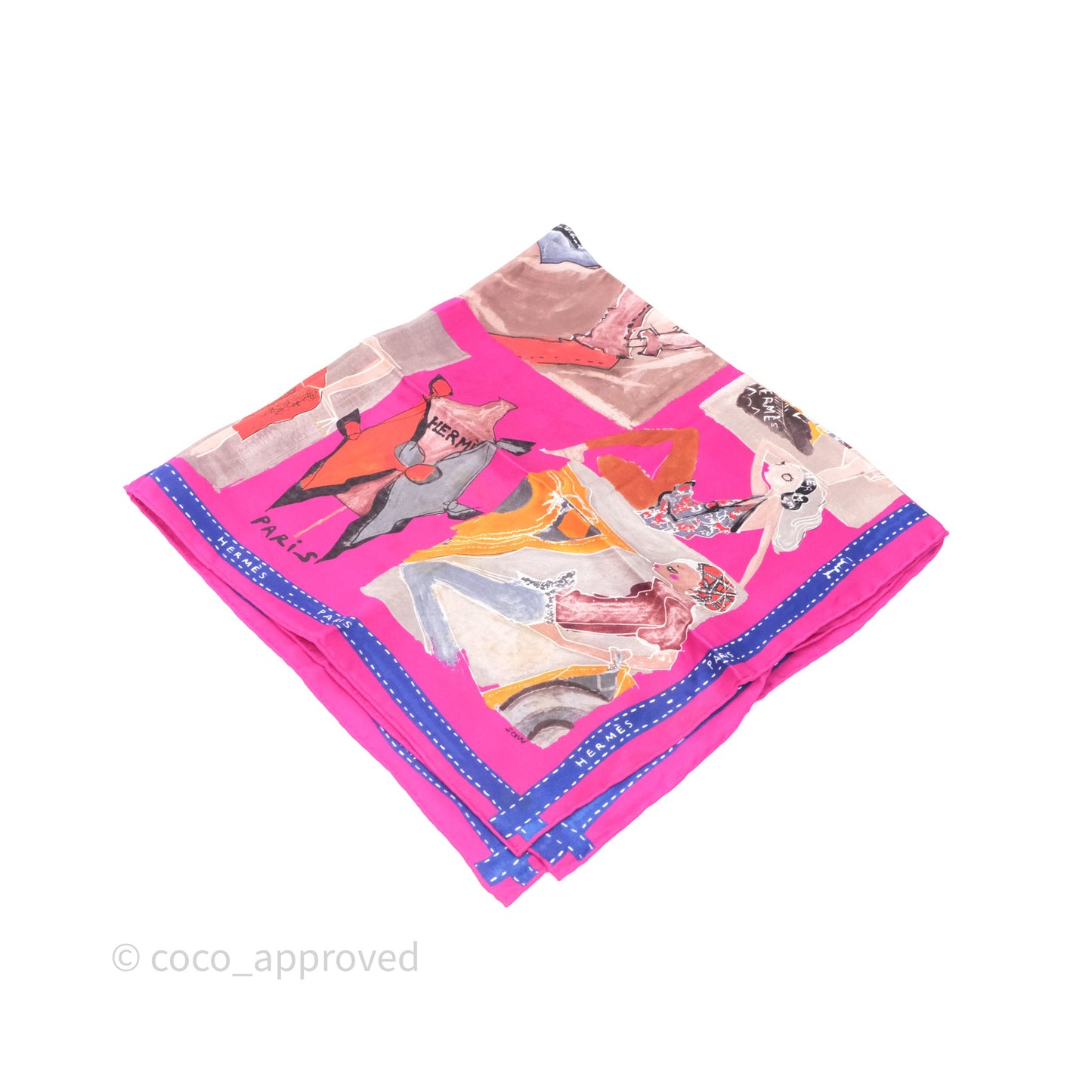Hermès J´aime Mon Carré Silk Scarf 70