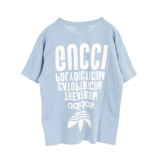 Luxury Gucci Trending 2025 Luxury Gucci Trending 2025 * adidas Trefoil T-shirt Logo print Cotton Light blue
