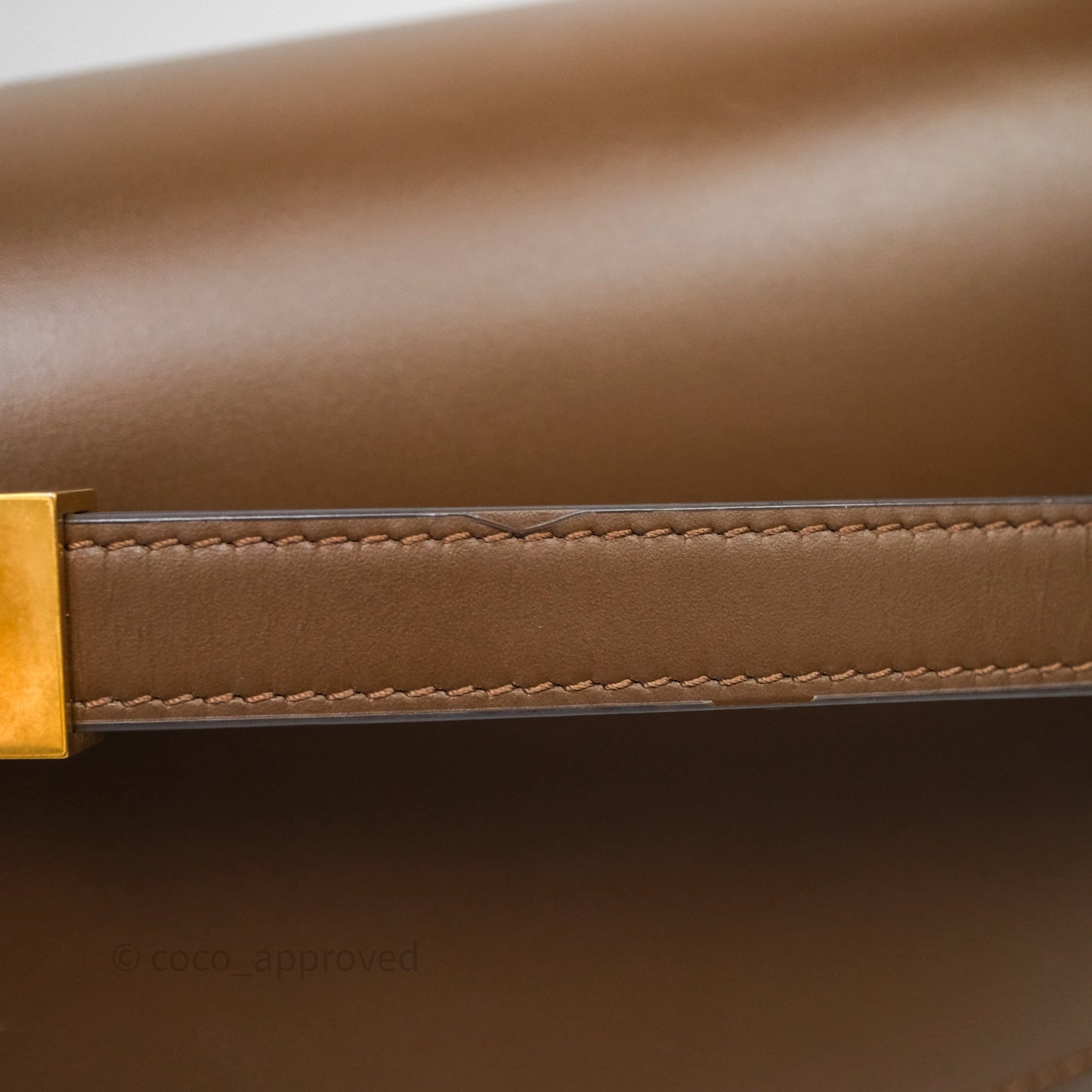 Celine Medium Classic Box Flap Caramel Calfskin