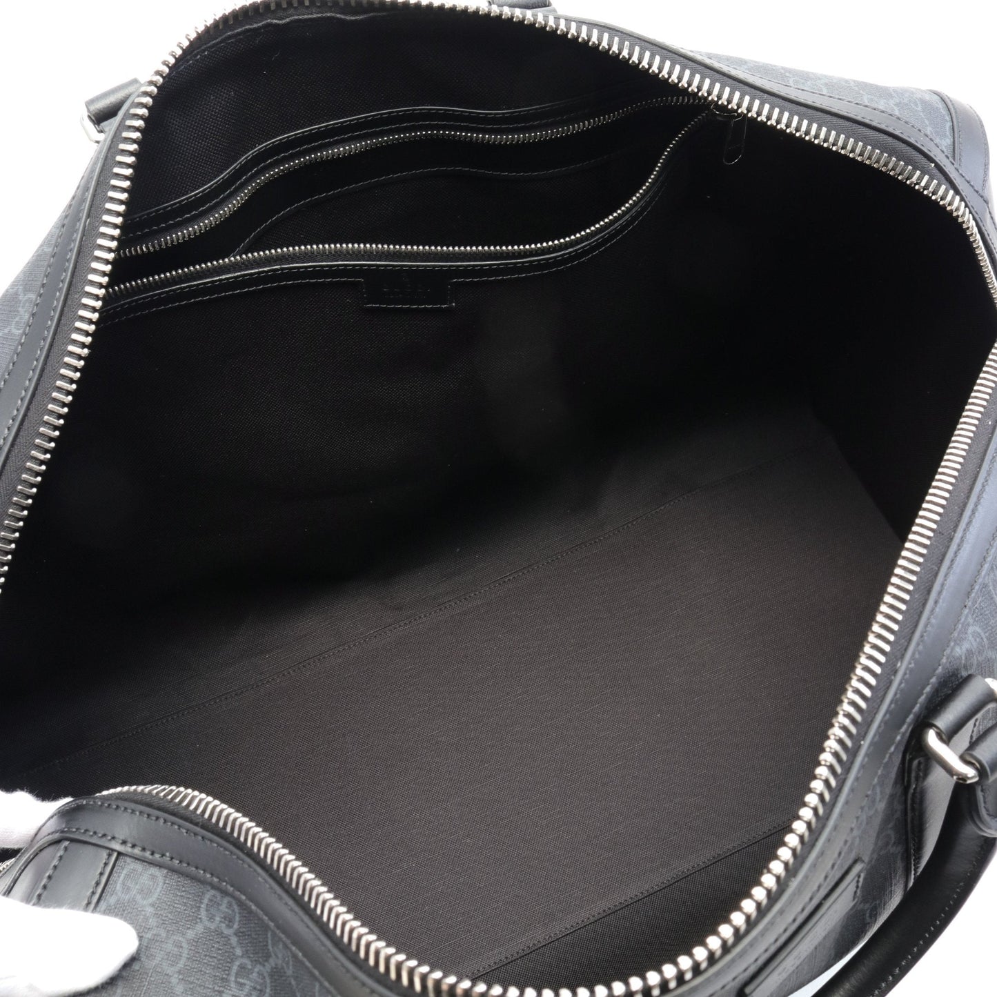 Luxury Gucci Trending 2025 GG Supreme Boston bag PVC Leather Black 2WAY