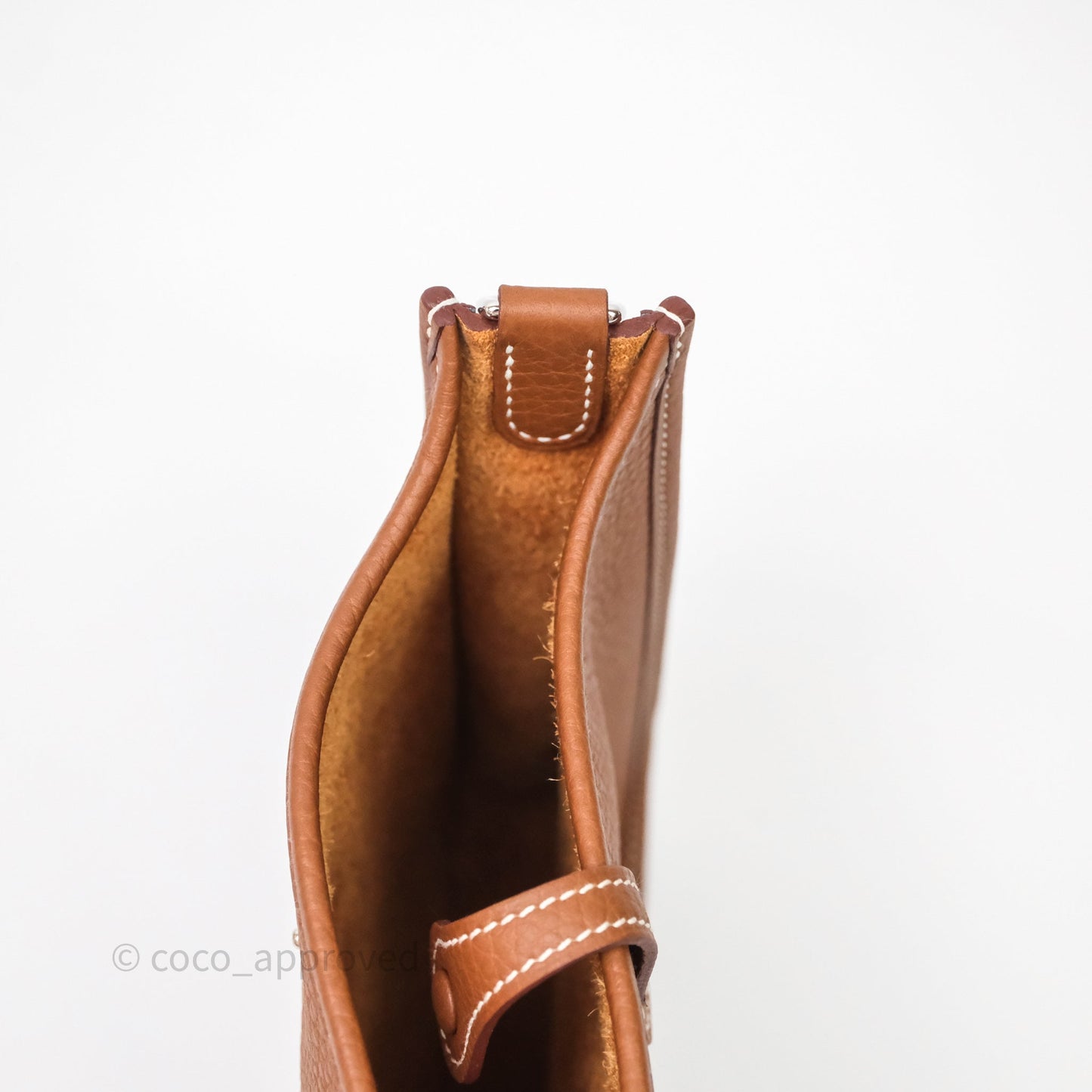 Hermès Mini Evelyne 16 Gold Clemence Gold Hardware