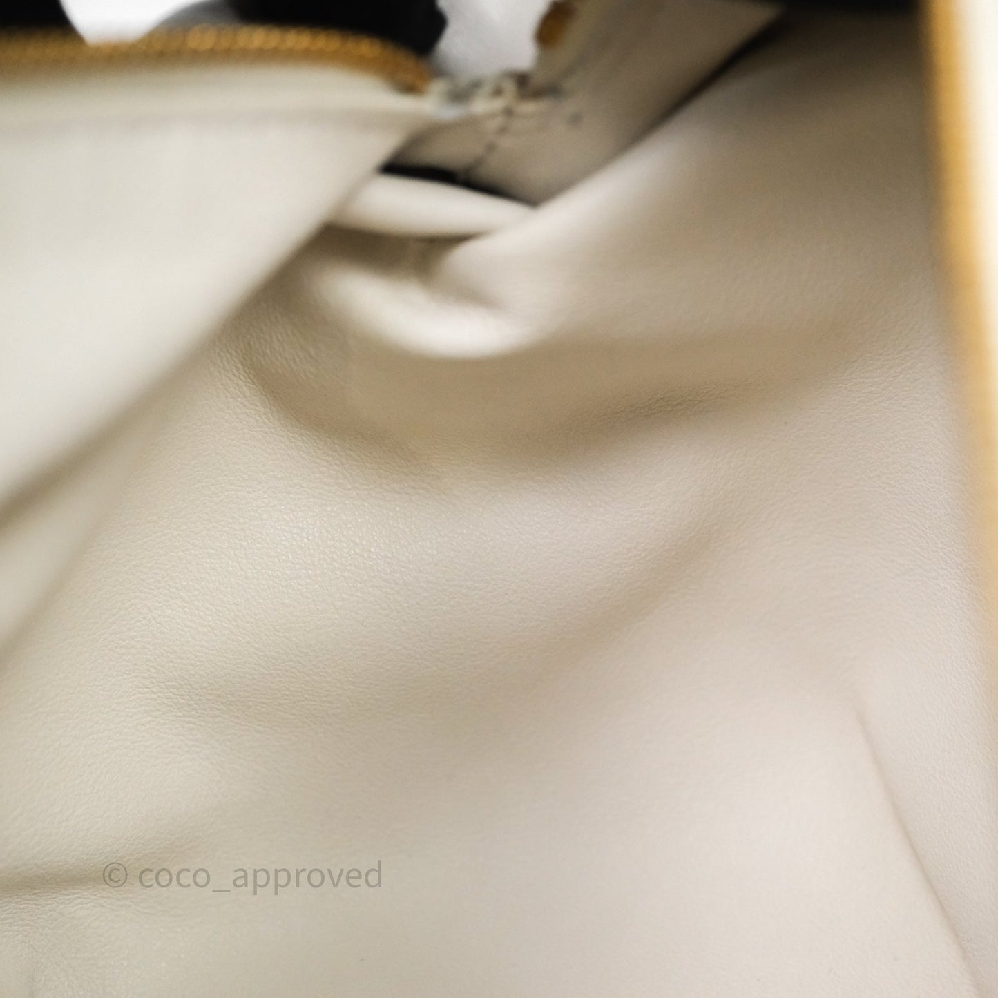 Bottega Veneta Double Knot Leather White Bag