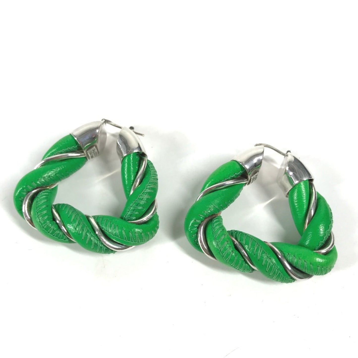 Luxury Bottega Veneta   Leather Hoop Earrings ()