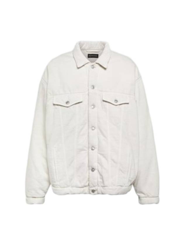 Luxury Balenciaga Pocket Padding White
