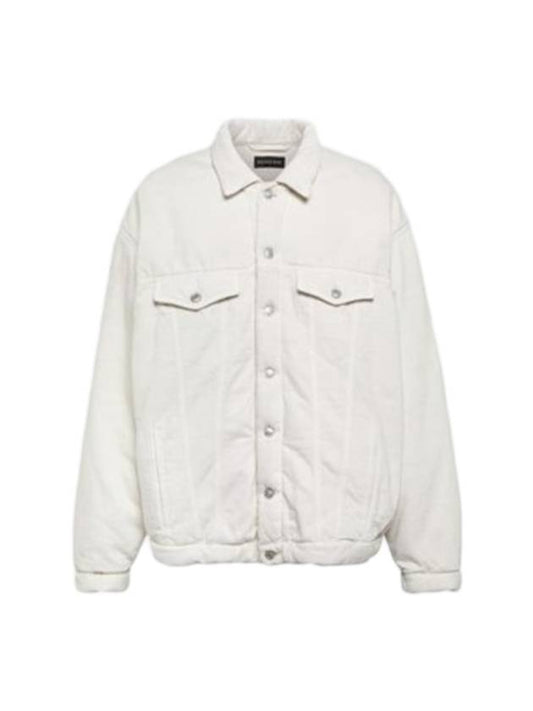 Luxury Balenciaga Pocket Padding White