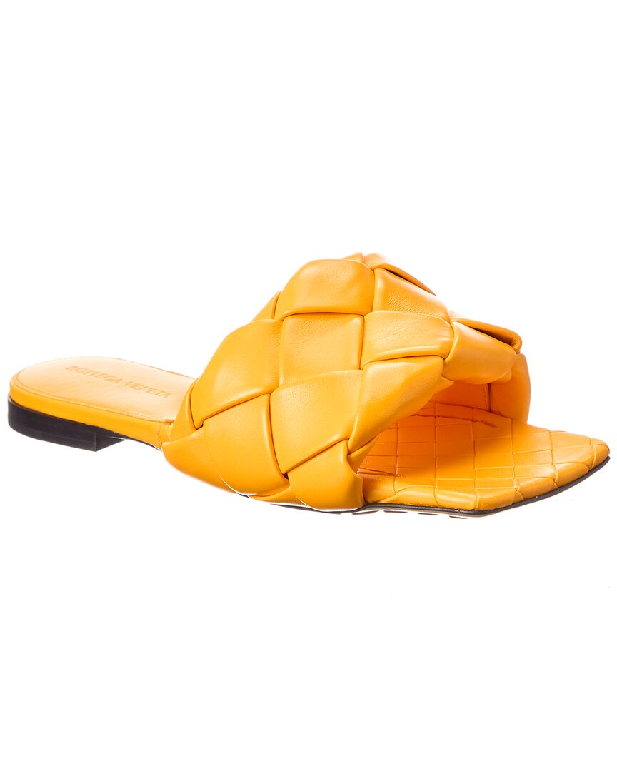 Luxury Bottega Veneta The Lido Intrecciato Leather Sandal