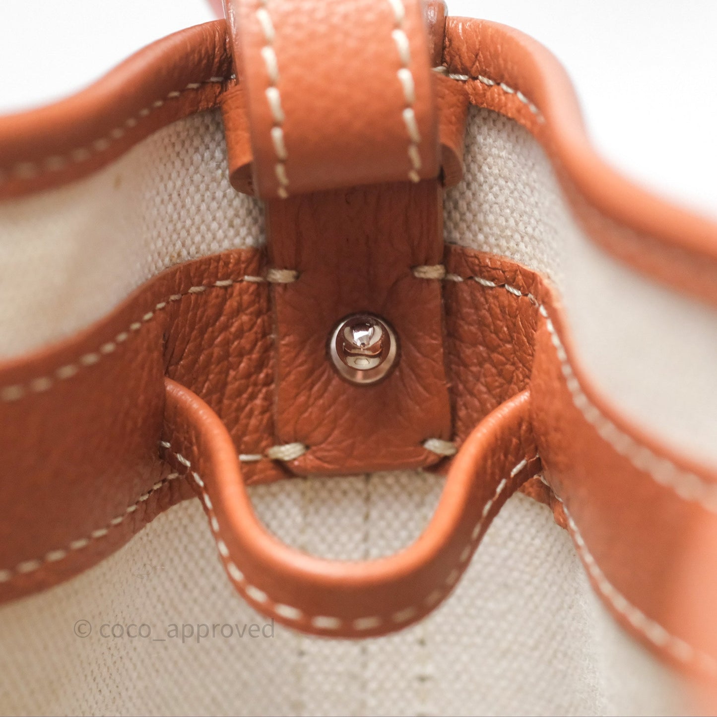 Goyard Petit Flot Bucket Bag Black & Tan Goyardine