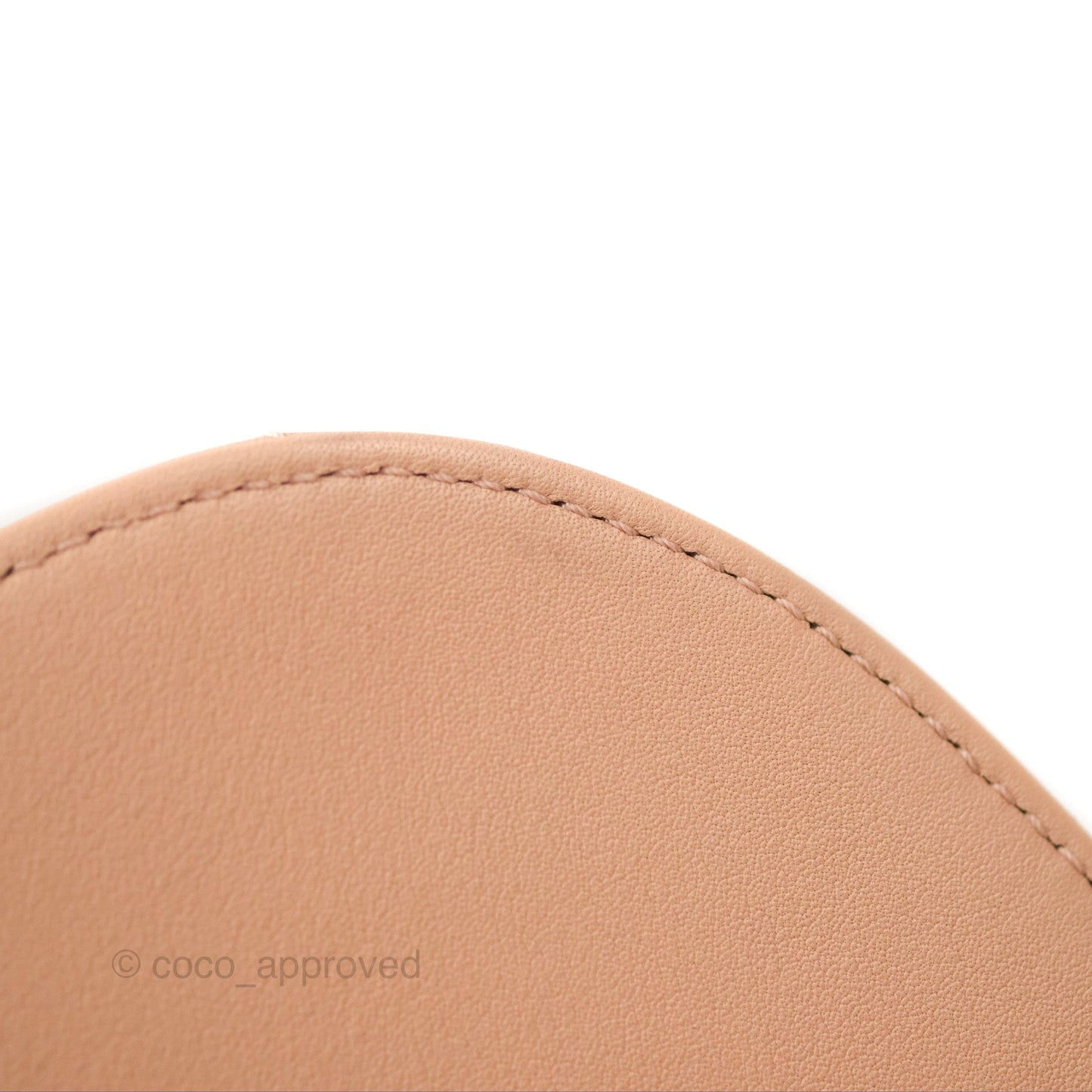 Chanel Messenger Bag Beige Pink Calfskin Aged Gold Hardware