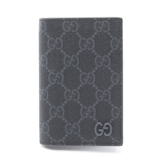 Luxury Gucci Trending 2025 Card case PVC Dark gray