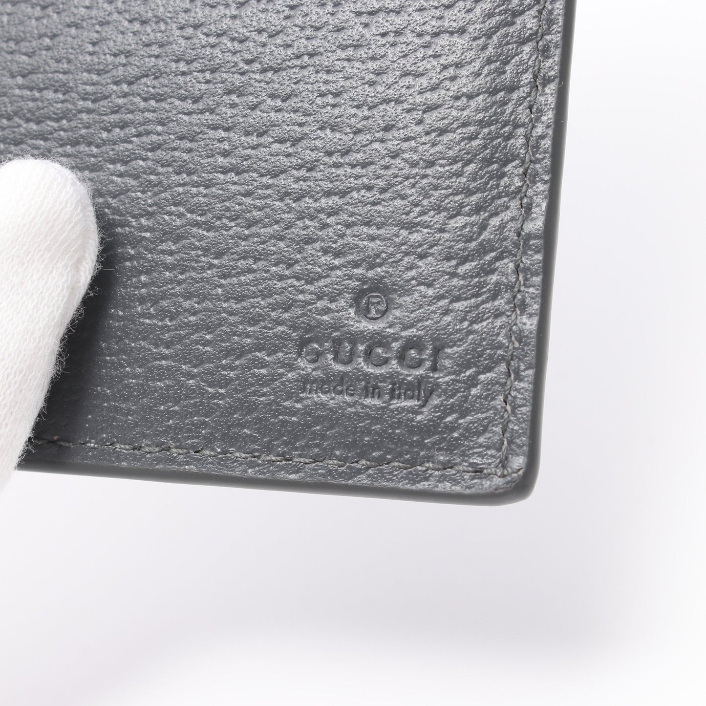 Luxury Gucci Trending 2025 Card case PVC Dark gray