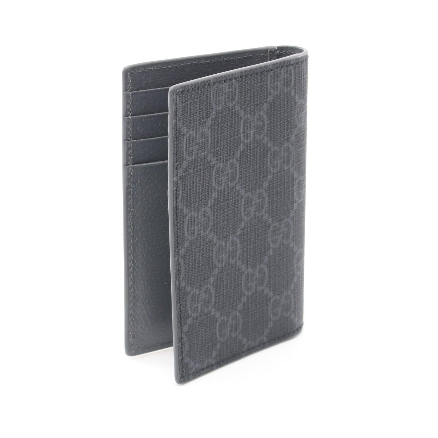 Luxury Gucci Trending 2025 Card case PVC Dark gray