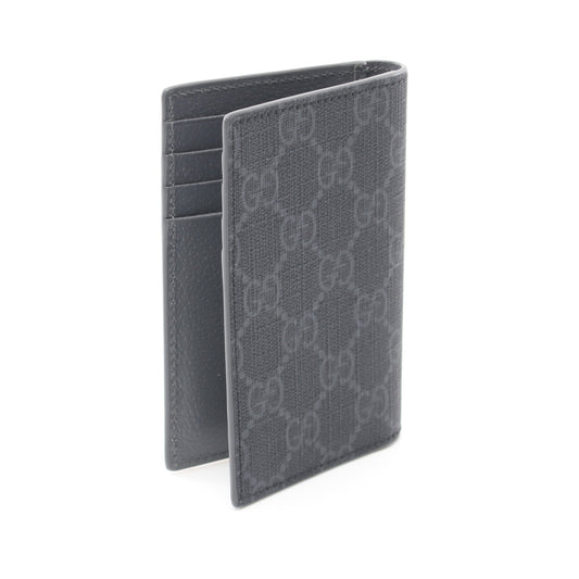 Luxury Gucci Trending 2025 Card case PVC Dark gray