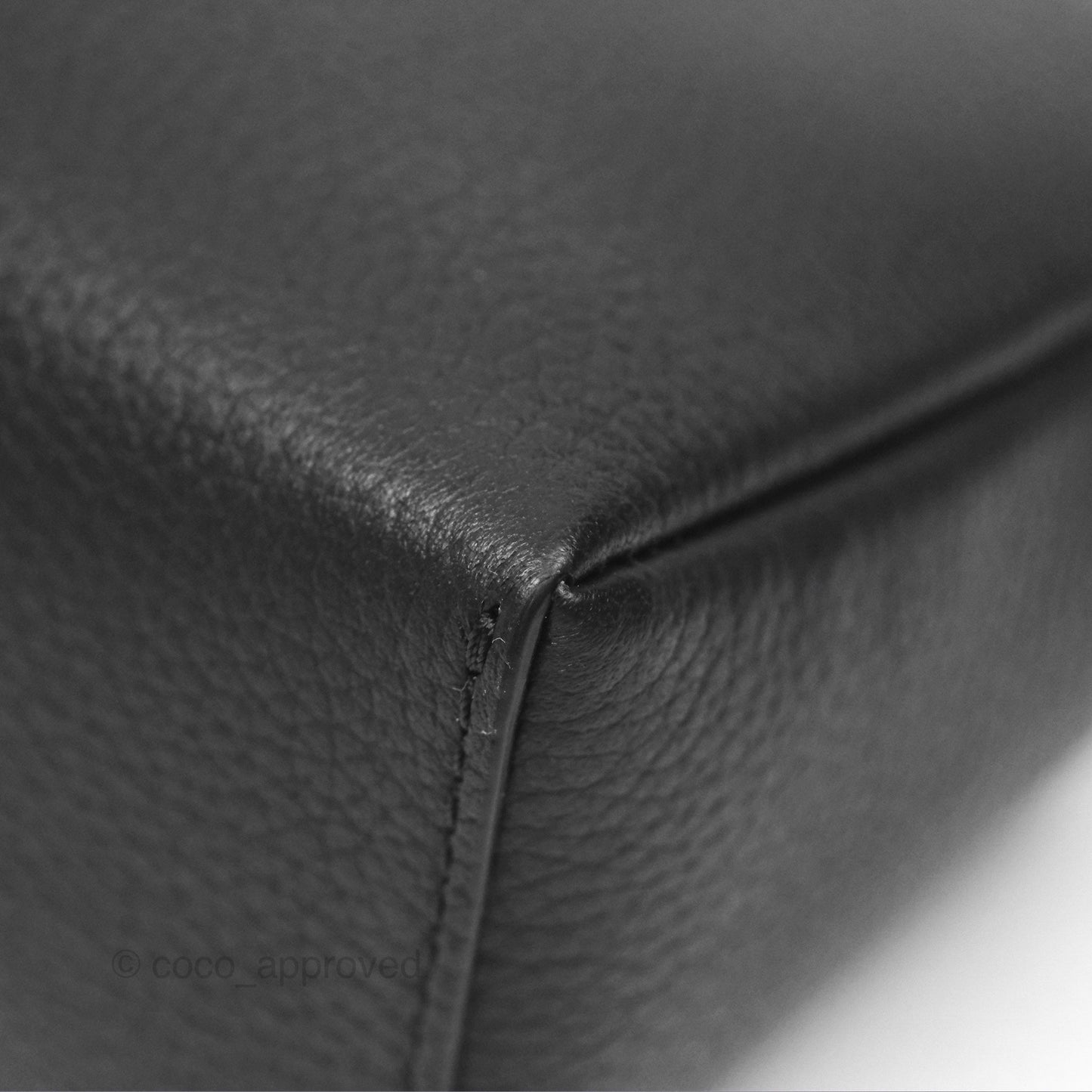 Loro Piana Extra Pocket L19 Black Grained Calfskin