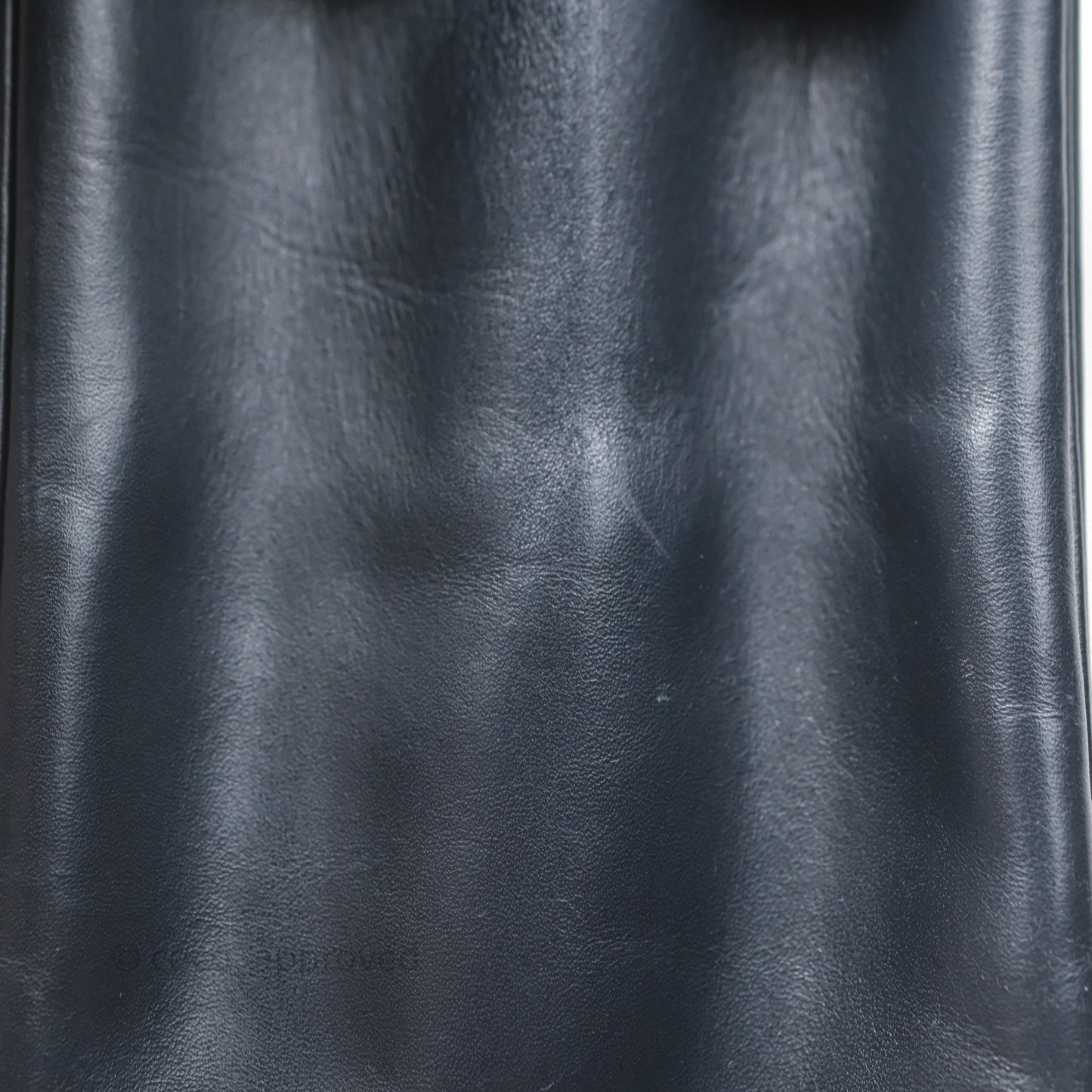 Hermès Vintage Kelly 28 Retourn Navy Box Leather Gold Hardware