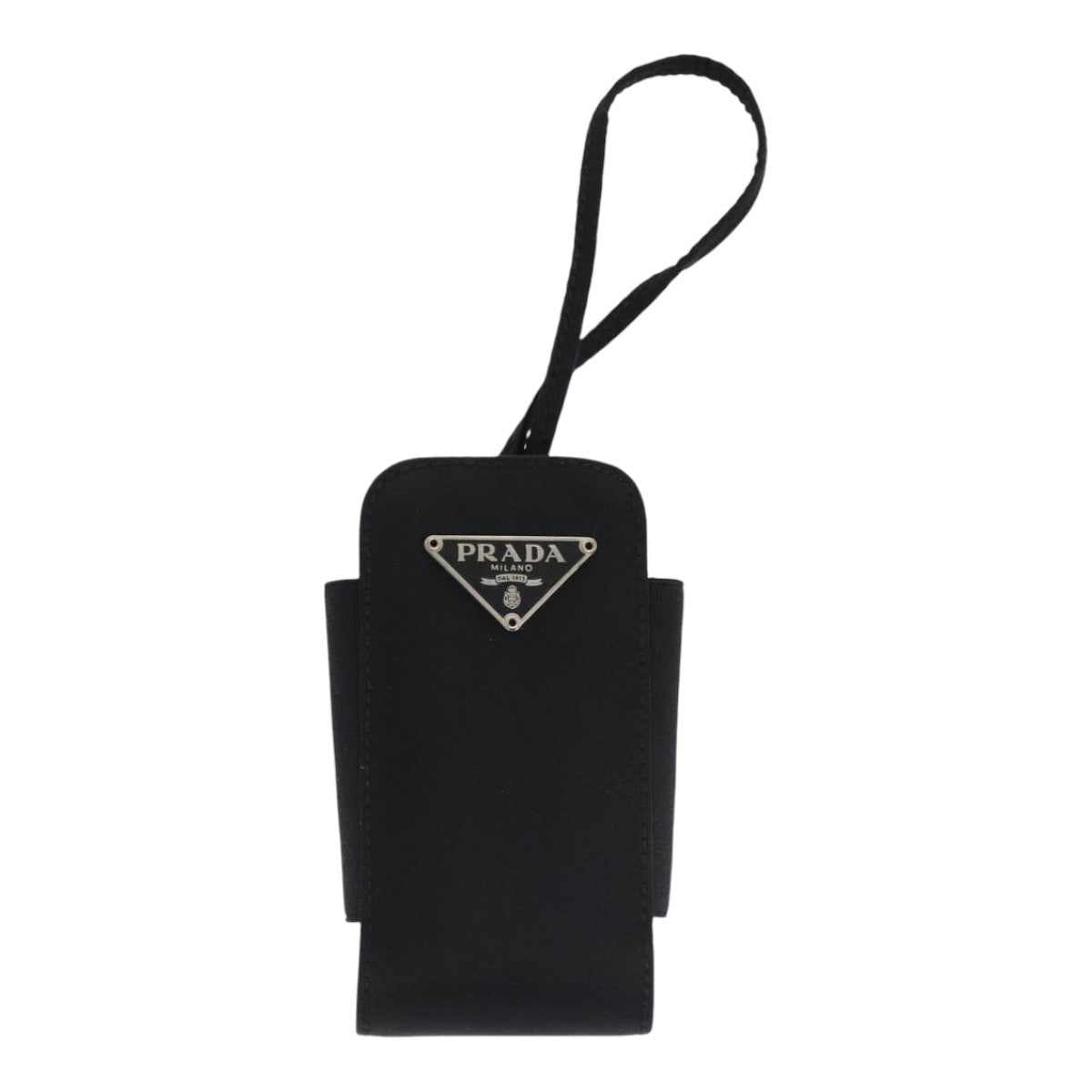 Luxury Prada Multi Case Accessory Case Nylon 2Set Black Silver  92686