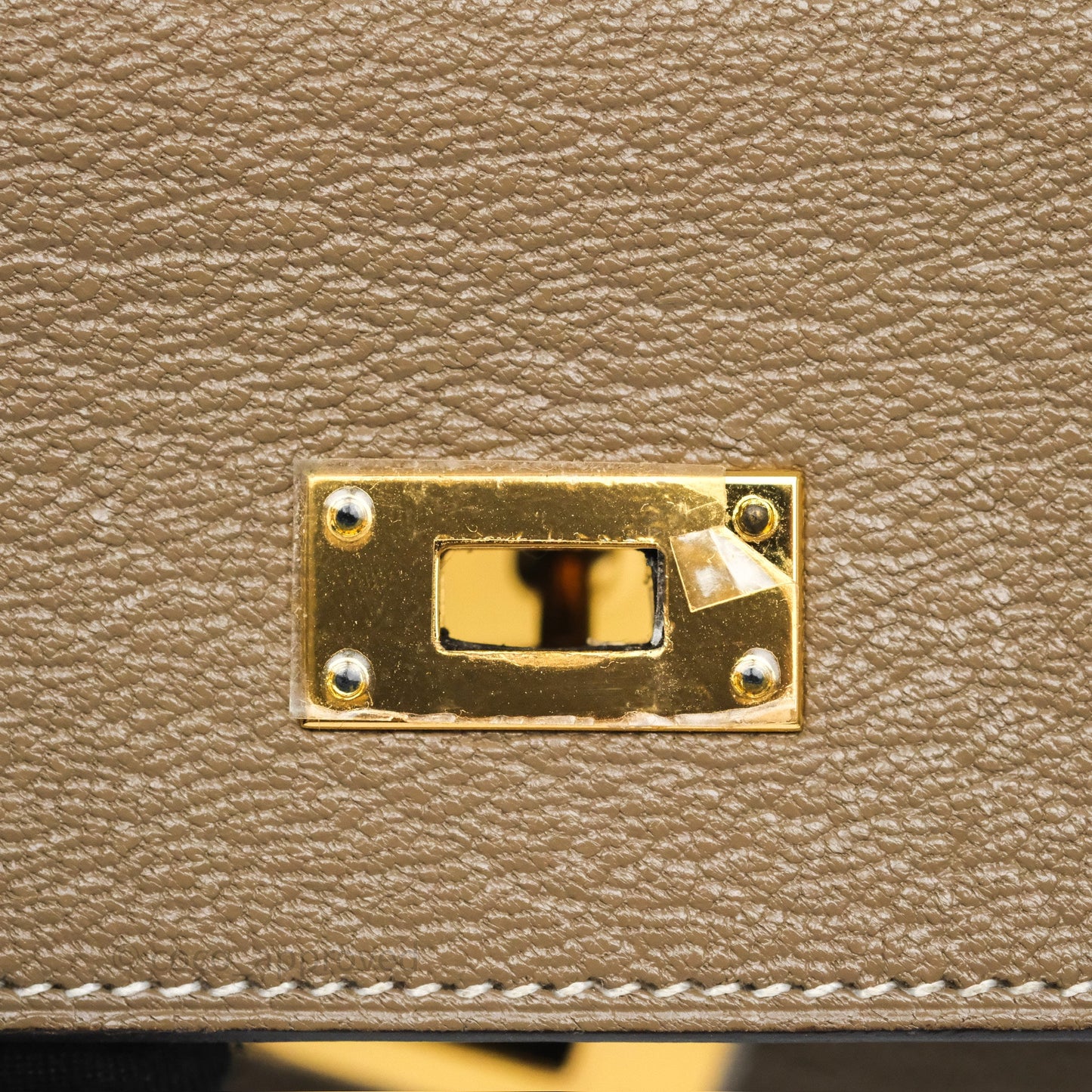 Hermès Kelly To Go Wallet Etoupe 18 Chevre Mysore Gold Hardware