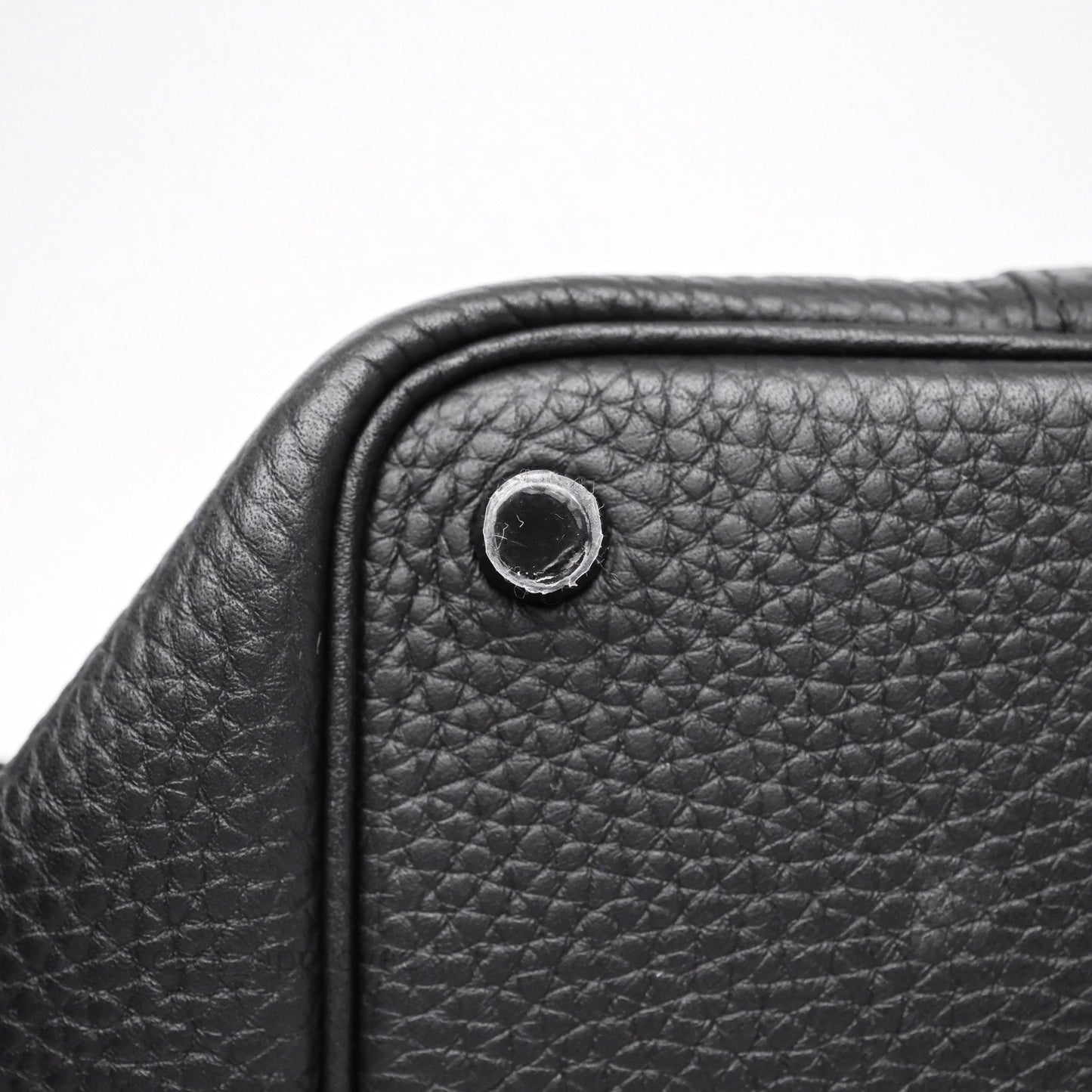 Hermès Picotin 18 Black Noir 89 Clemence So Black Hardware