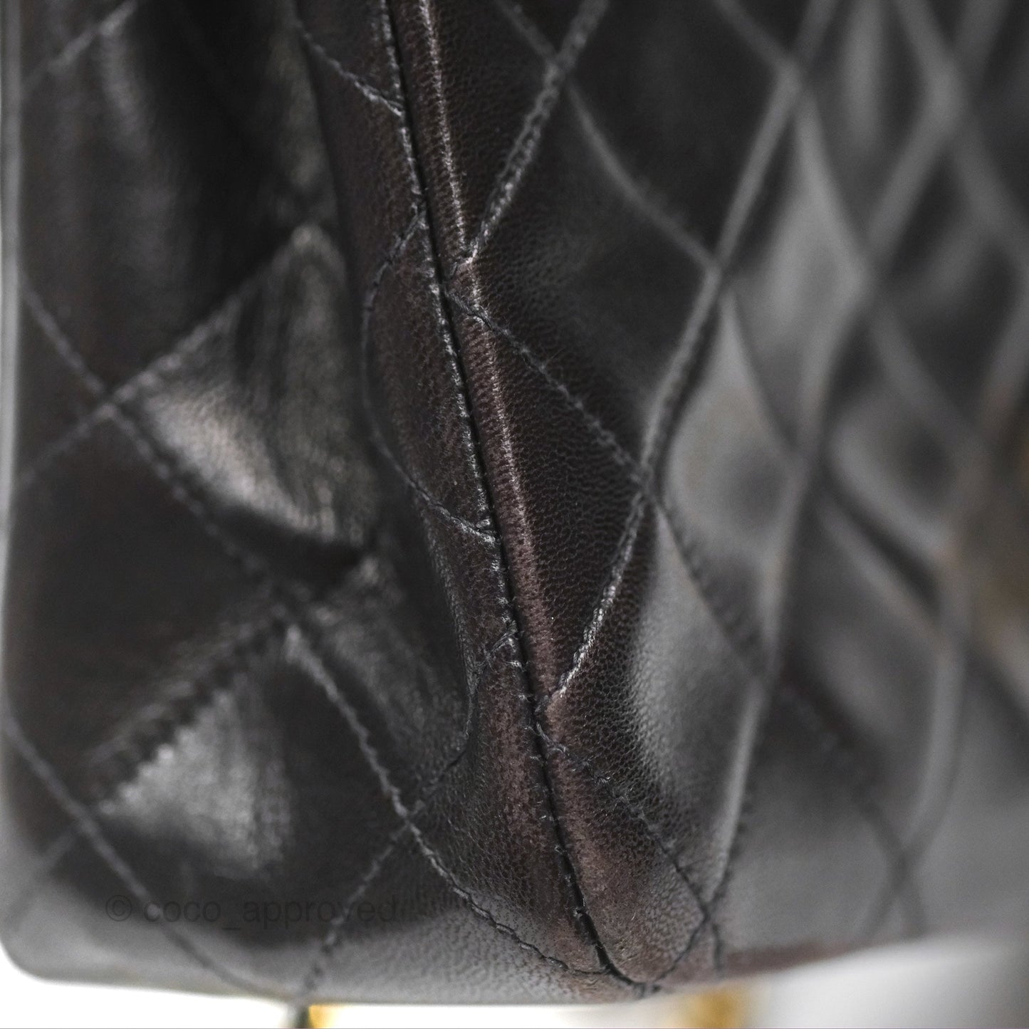 Chanel Classic Vintage Small Flap Black Lambskin 24K Gold Hardware