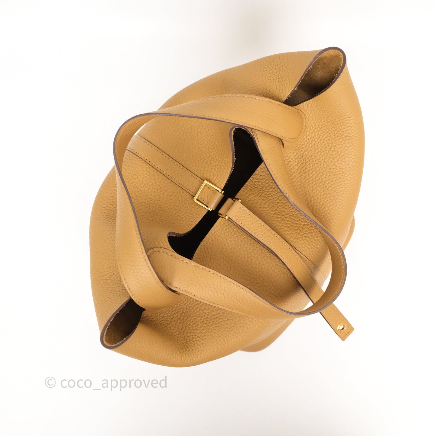 Hermès Picotin 22 Biscuit 4B Clemence Gold Hardware
