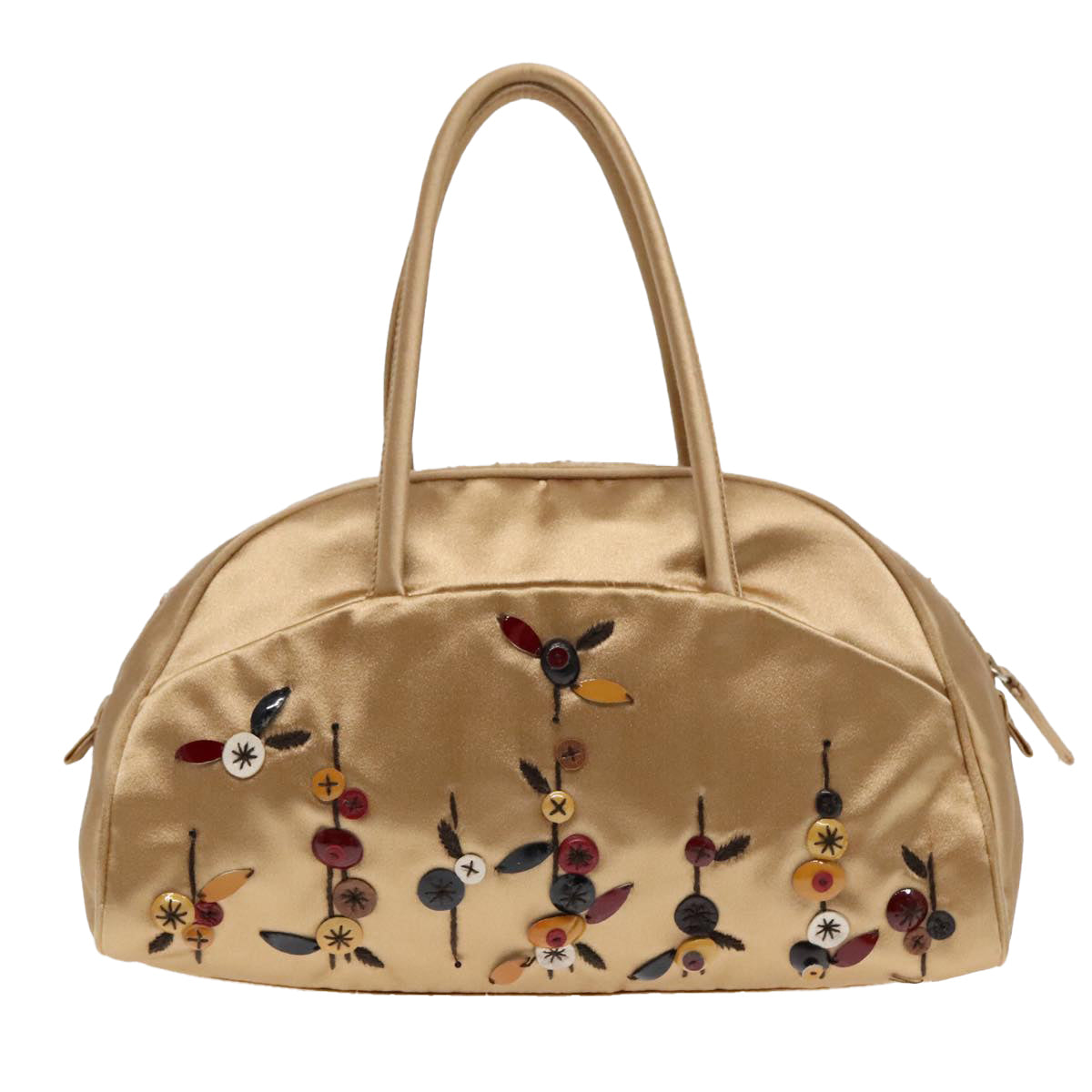 Luxury Prada Pouch Satin Gold  92767