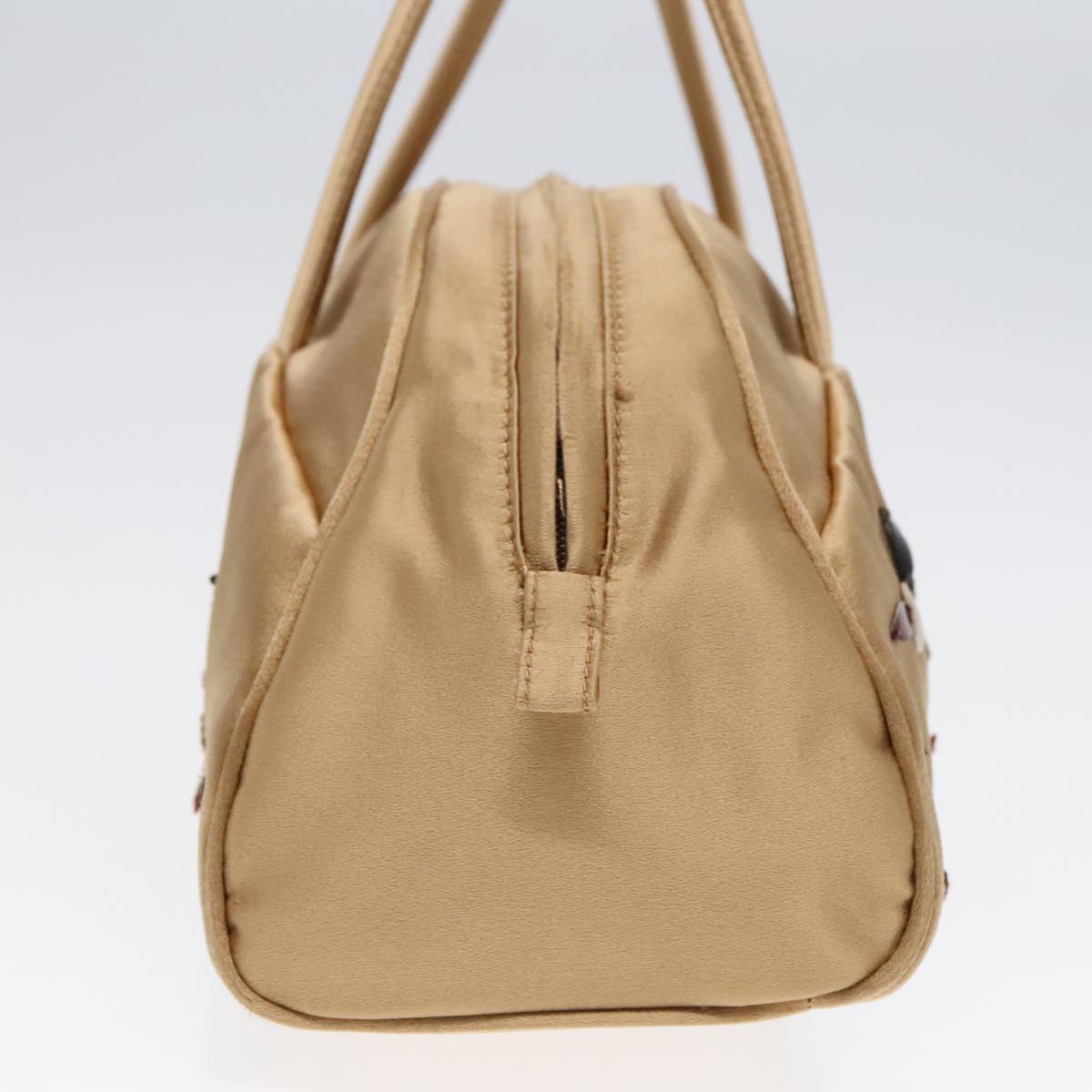 Luxury Prada Pouch Satin Gold  92767