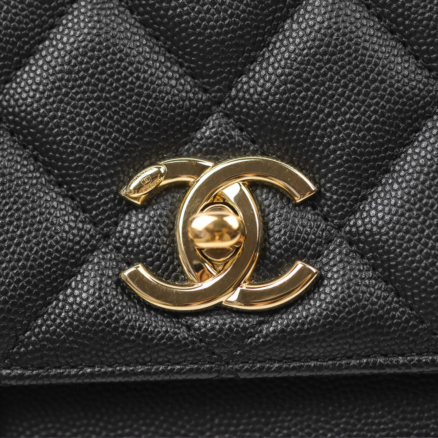 Chanel Quilted Medium Business Affinity Flap Black Caviar Gold Hardware