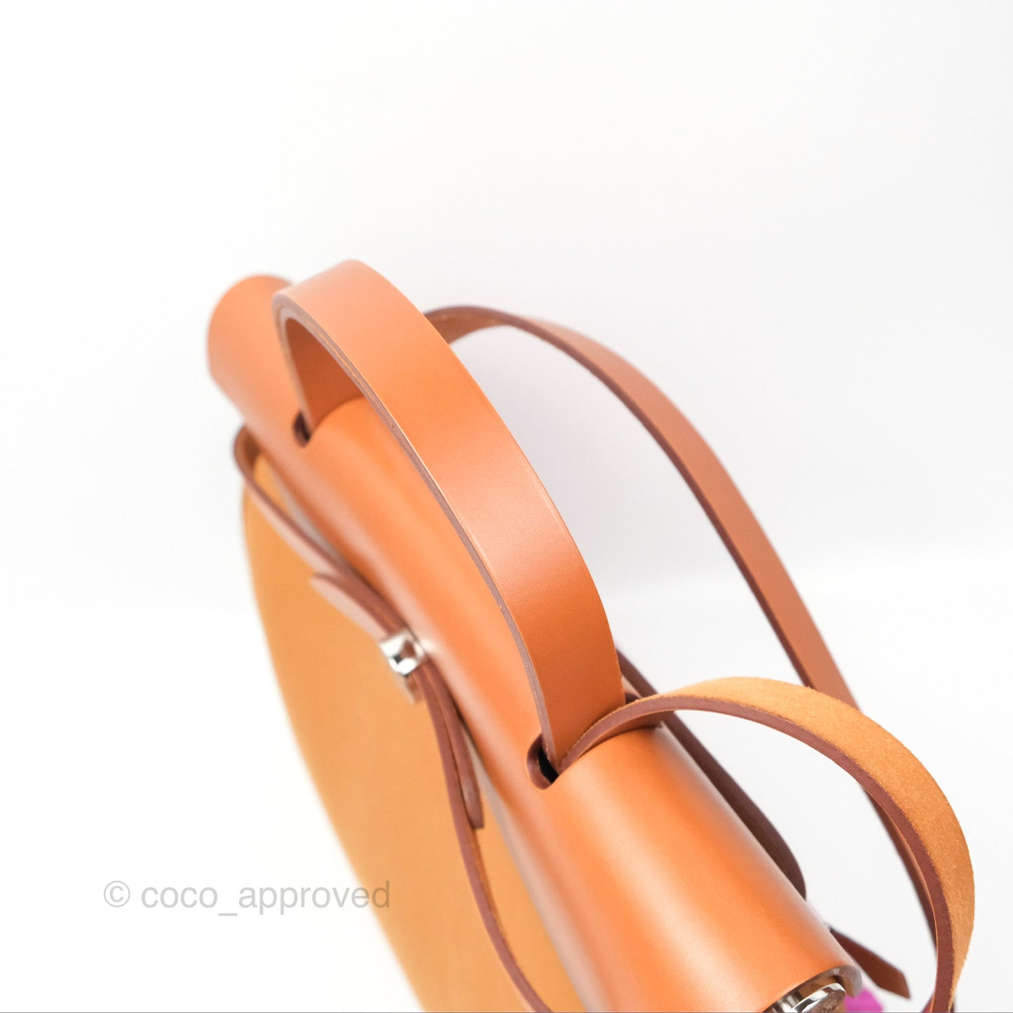 Hermès Herbag Zip 31 Dune Magnolia Fauve Canvas Palladium Hardware