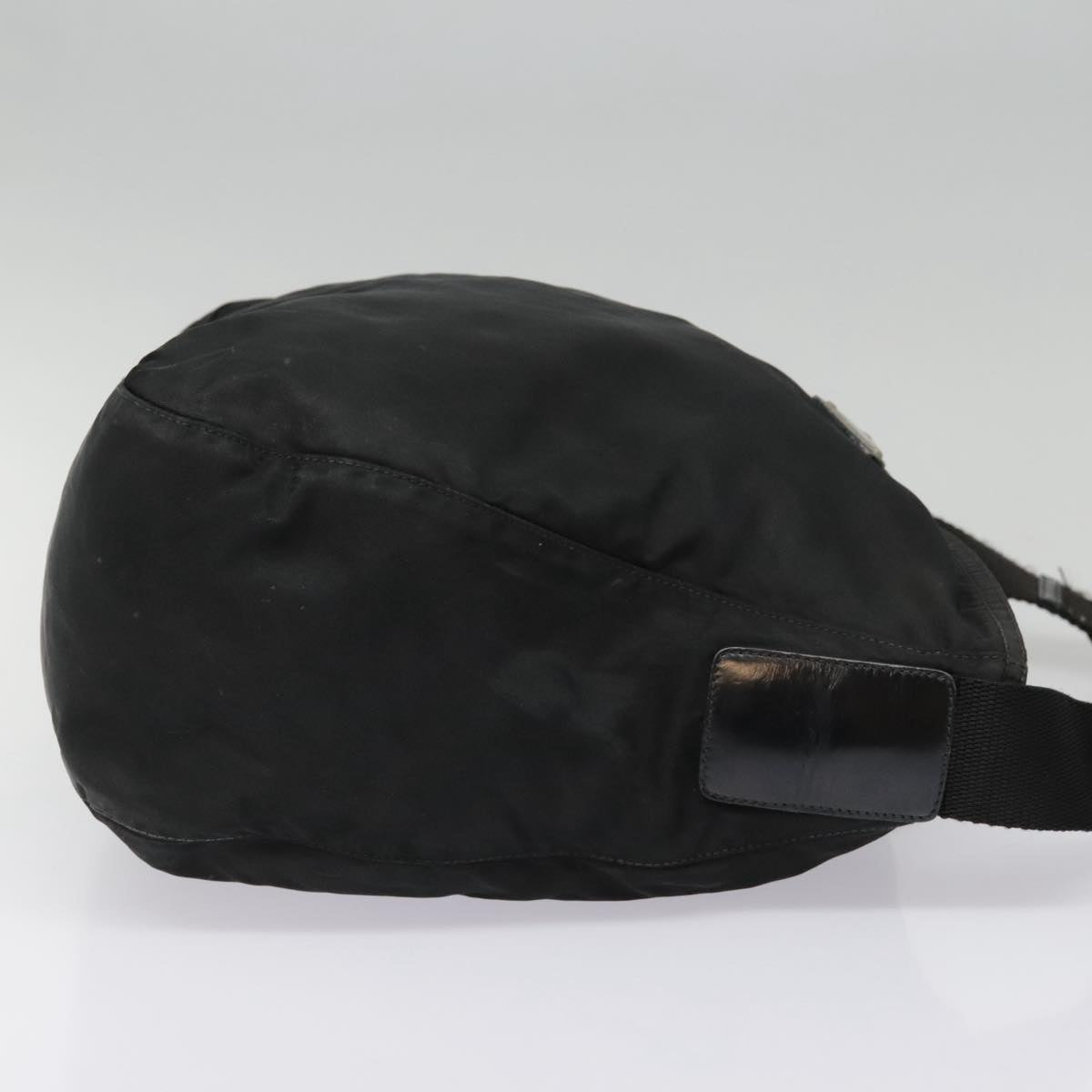 Luxury Prada Shoulder Bag Nylon Black Silver  92825
