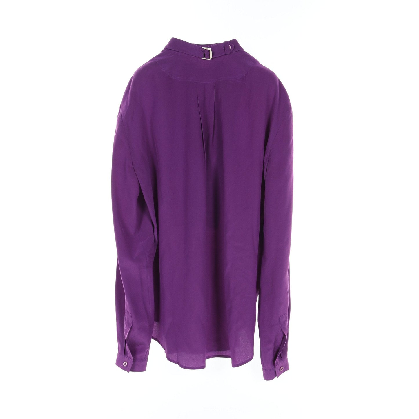 Luxury Gucci Trending 2025 Shirt Collarless Silk Purple