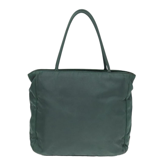 Luxury Prada Tote Bag Nylon Green Silver  92830
