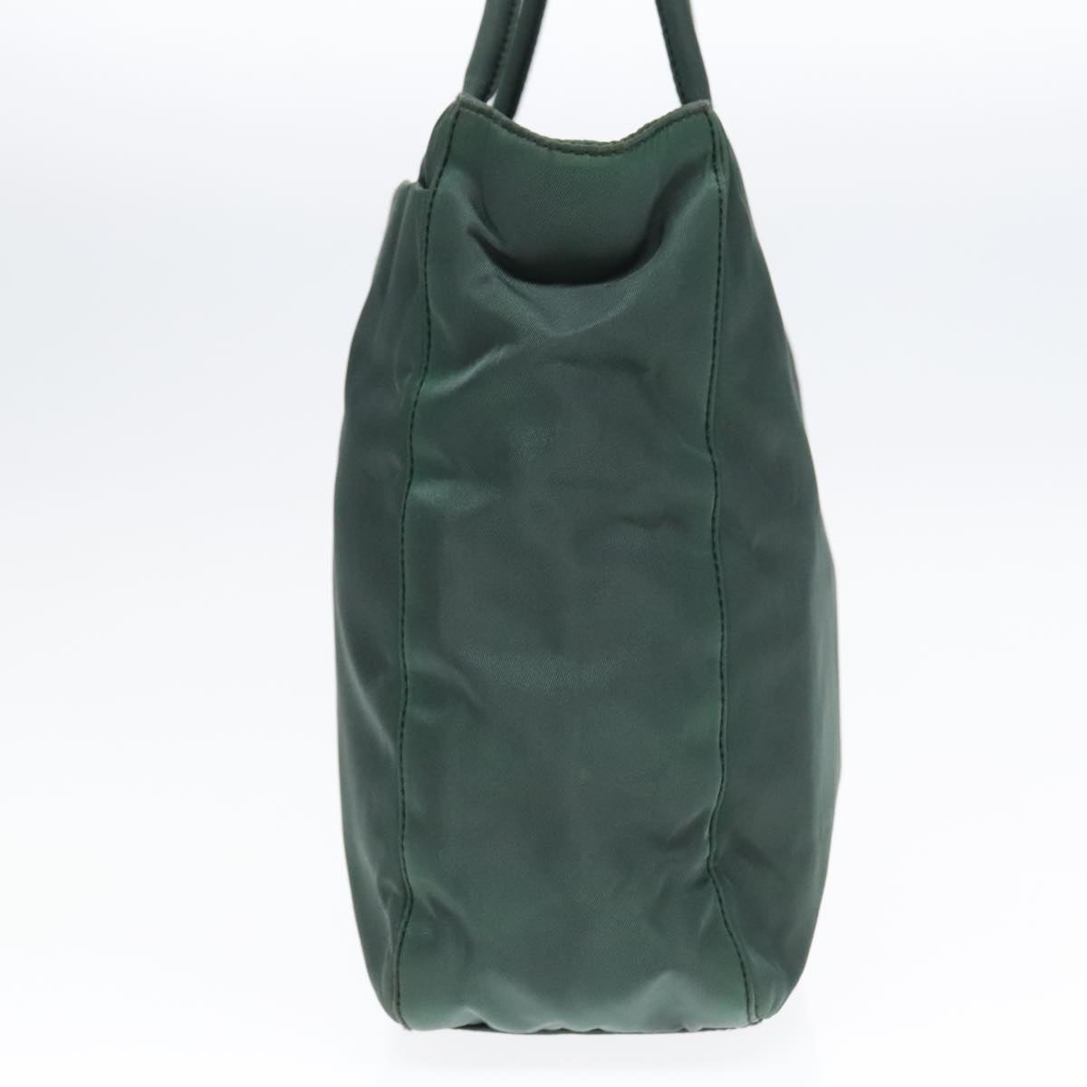 Luxury Prada Tote Bag Nylon Green Silver  92830