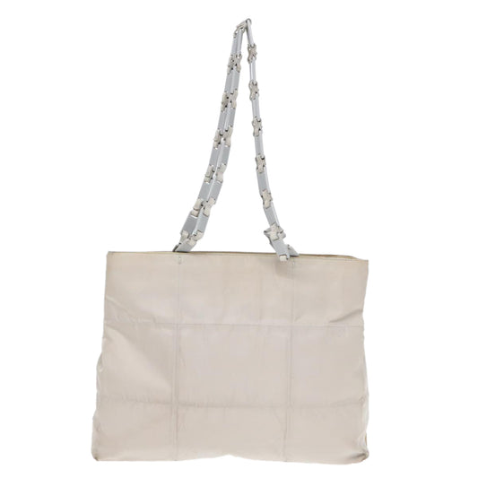 Luxury Prada Tote Bag Nylon Gray Silver  92861