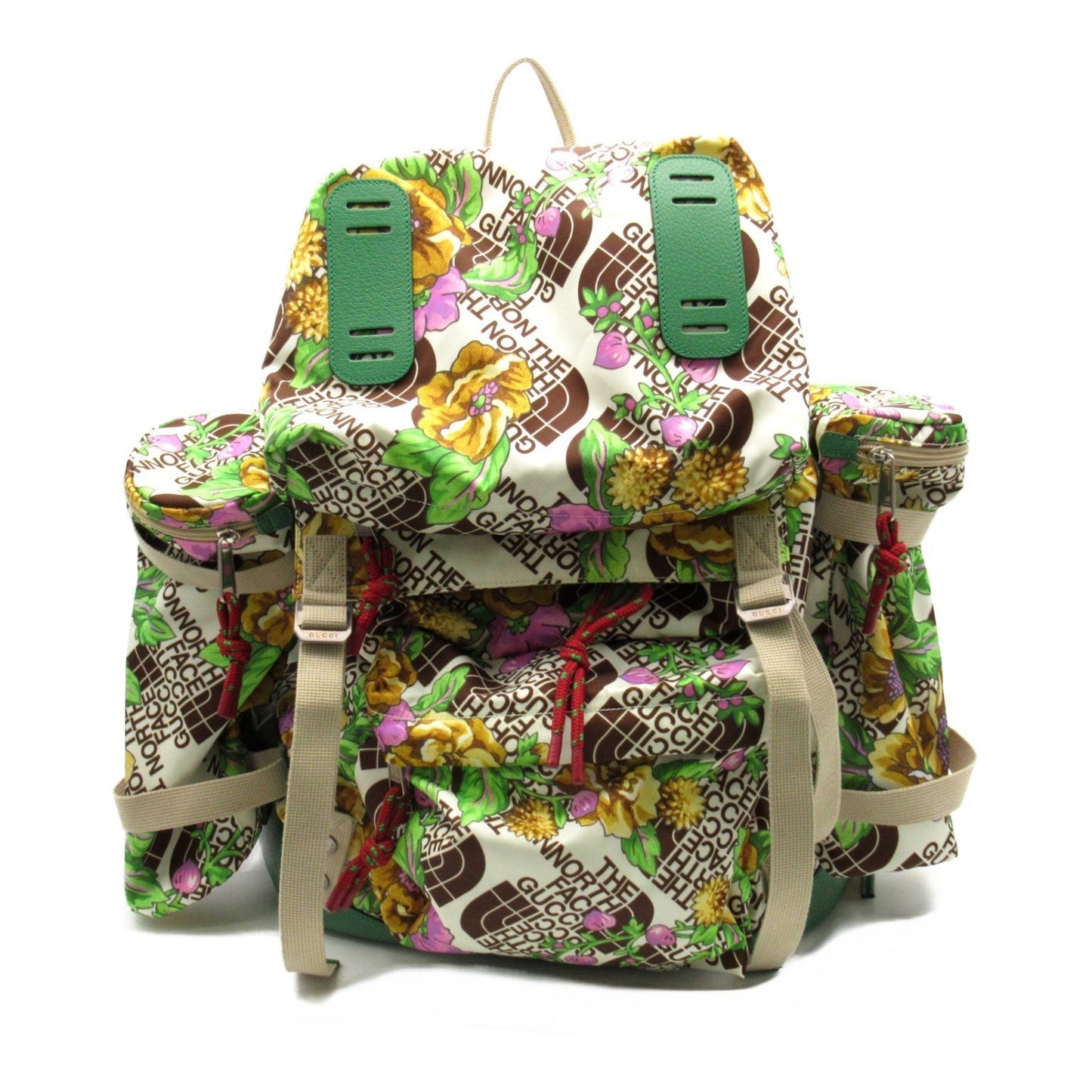Luxury Gucci Trending 2025 Rucksack Backpack Backpack Rucksack Nylon Leather Green Multicolor