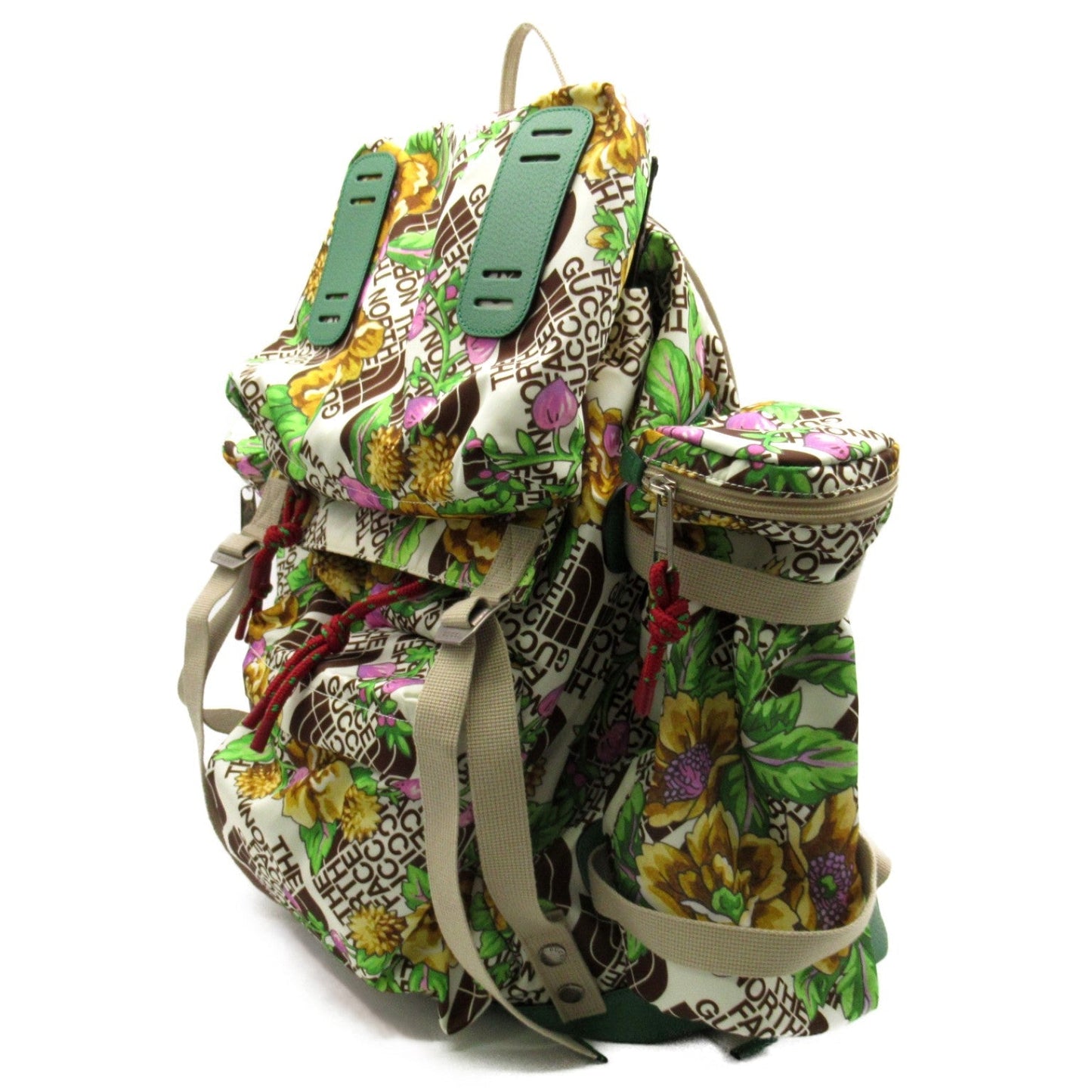 Luxury Gucci Trending 2025 Rucksack Backpack Backpack Rucksack Nylon Leather Green Multicolor