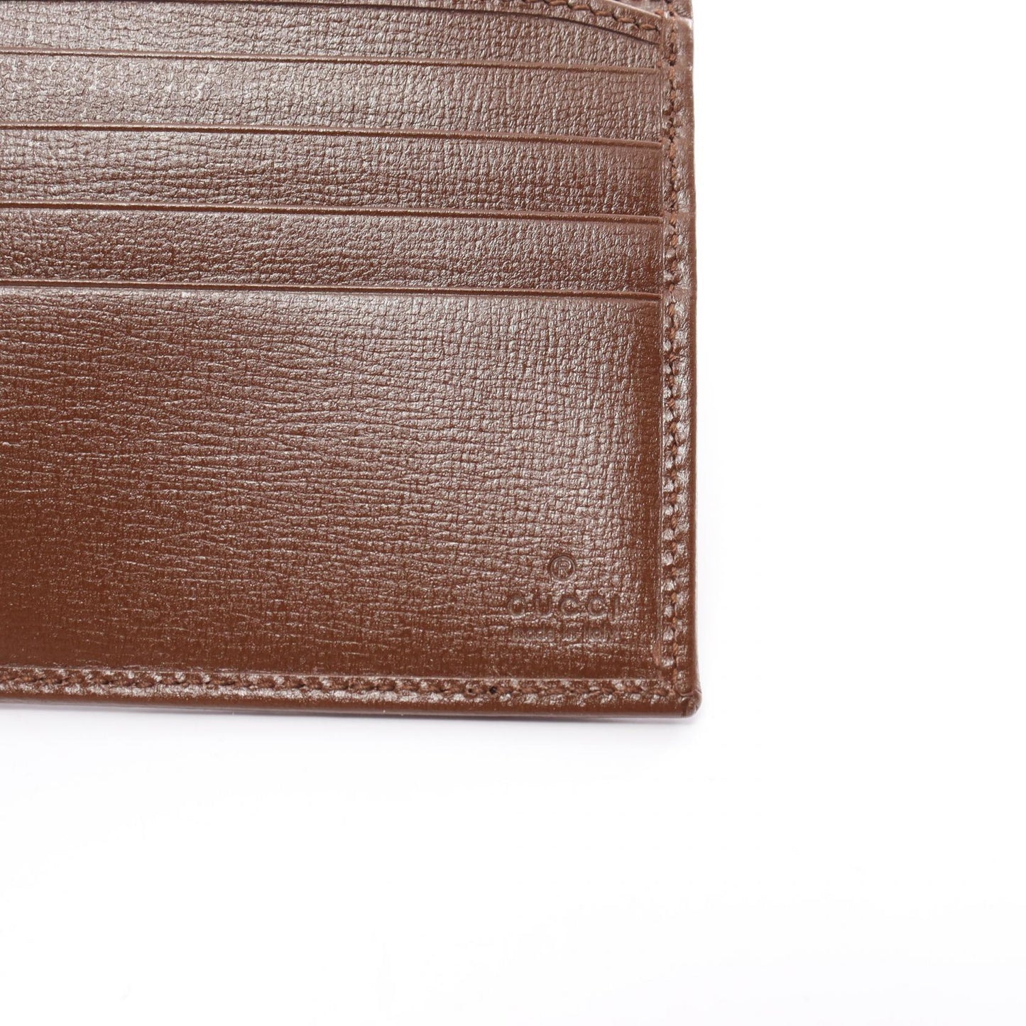 Luxury Gucci Trending 2025 Interlocking G GG Supreme Bi-fold wallet PVC Coated Canvas Leather Gray Black