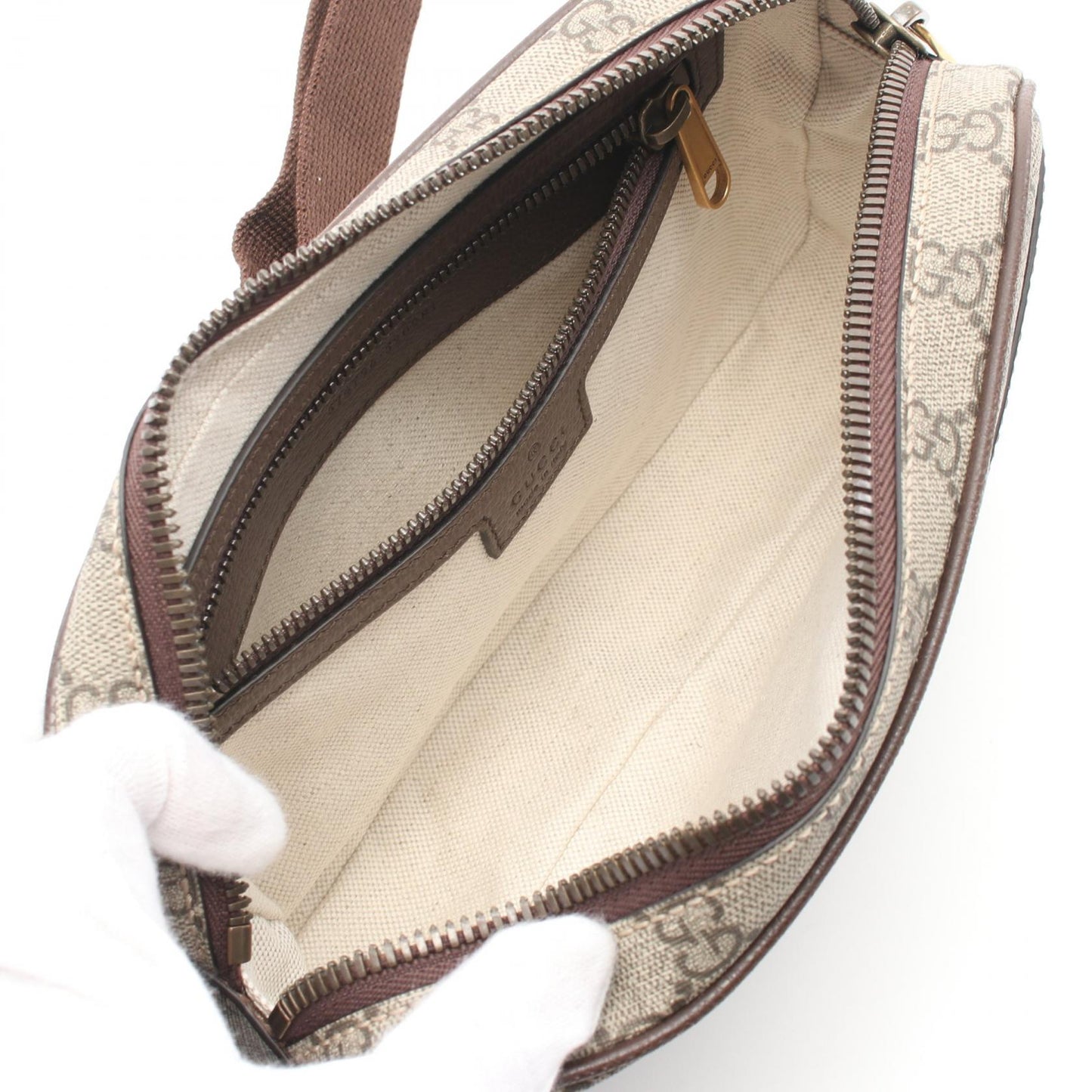 Luxury Gucci Trending 2025 Ophidia GG Supreme Body bag PVC Coated Canvas Leather Beige Brown Multicolor