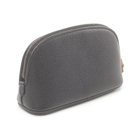 Luxury Gucci Trending 2025 Double G Pouch Leather Black